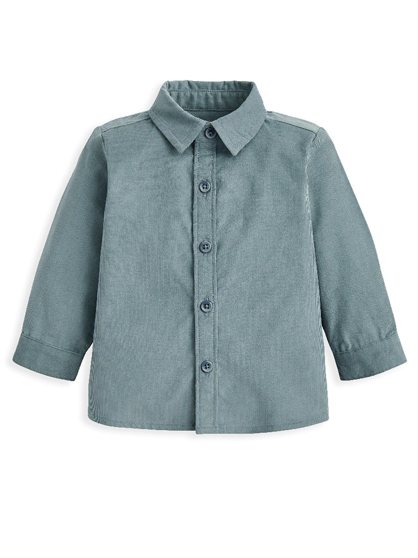 Image 3 of 4 of Mamas & Papas Baby Boys 2 Piece Check Dungarees &amp; Striped Shirt Set - Cream