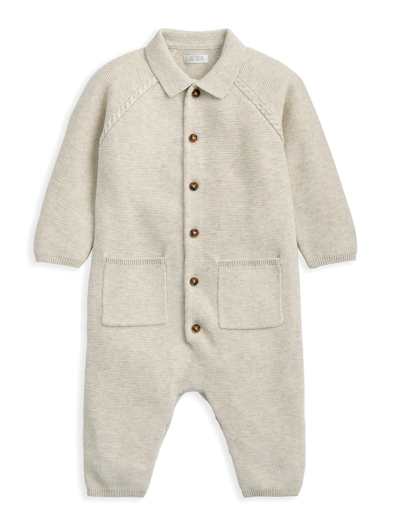 mamas-papas-baby-boys-collared-knitted-romper-beige