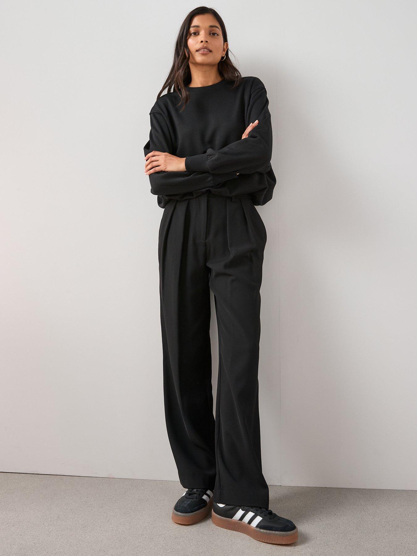 Image 6 of 6 of The Very Collection Bubble Hem Sweater - Black