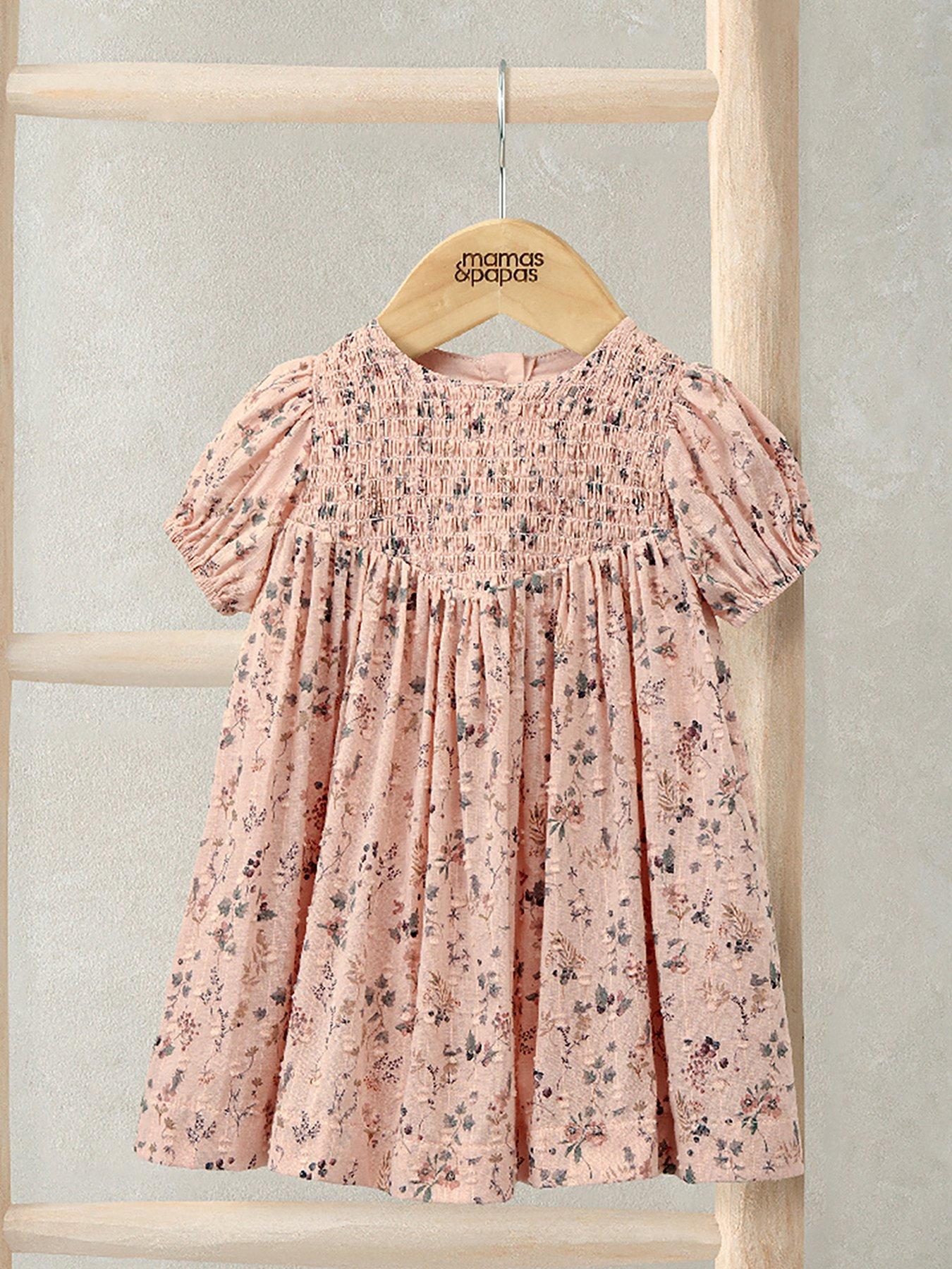 mamas-papas-baby-girls-ditsy-floral-dress-pink