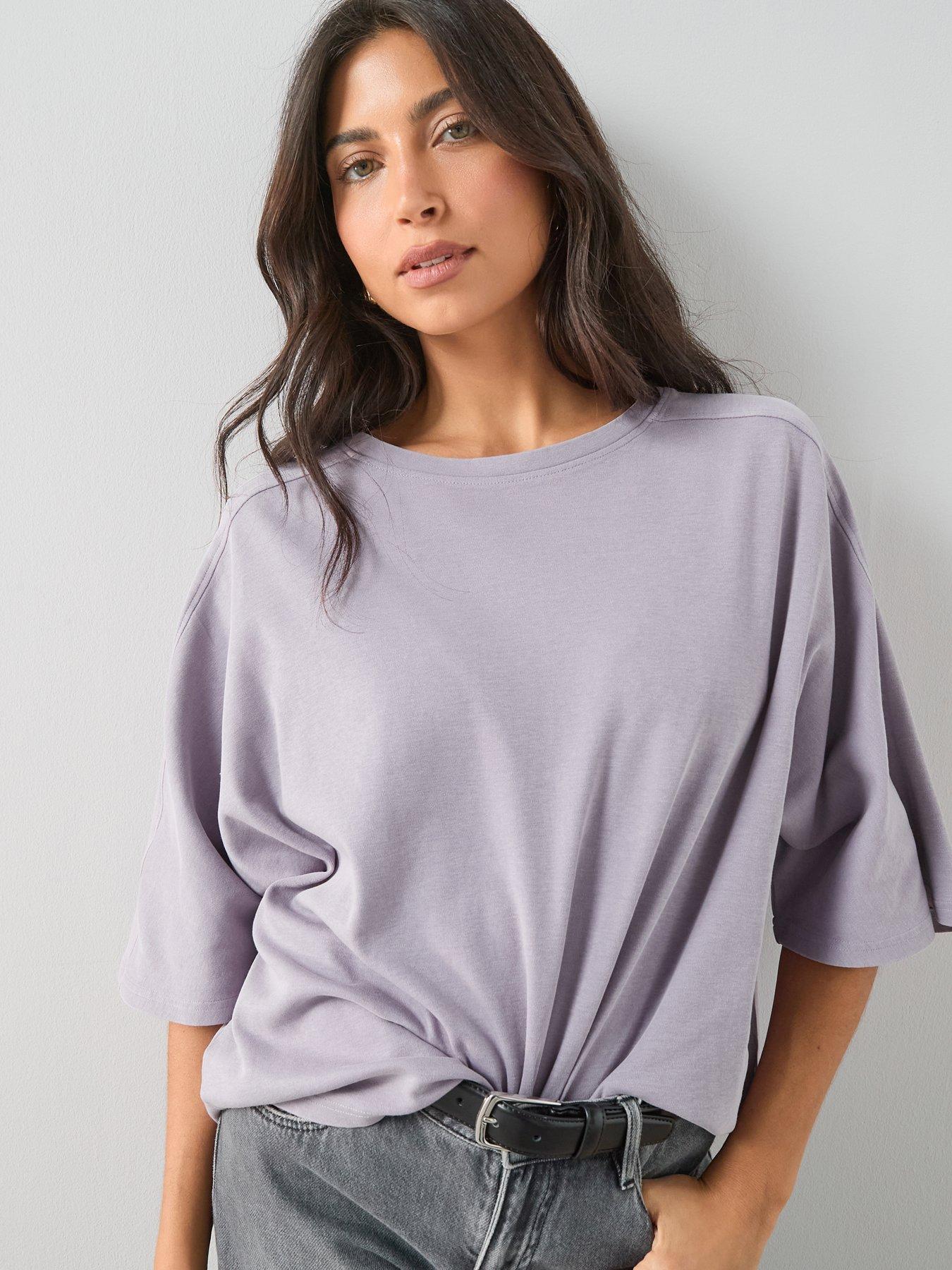 The Very Collection Washed T-Shirt - Purple