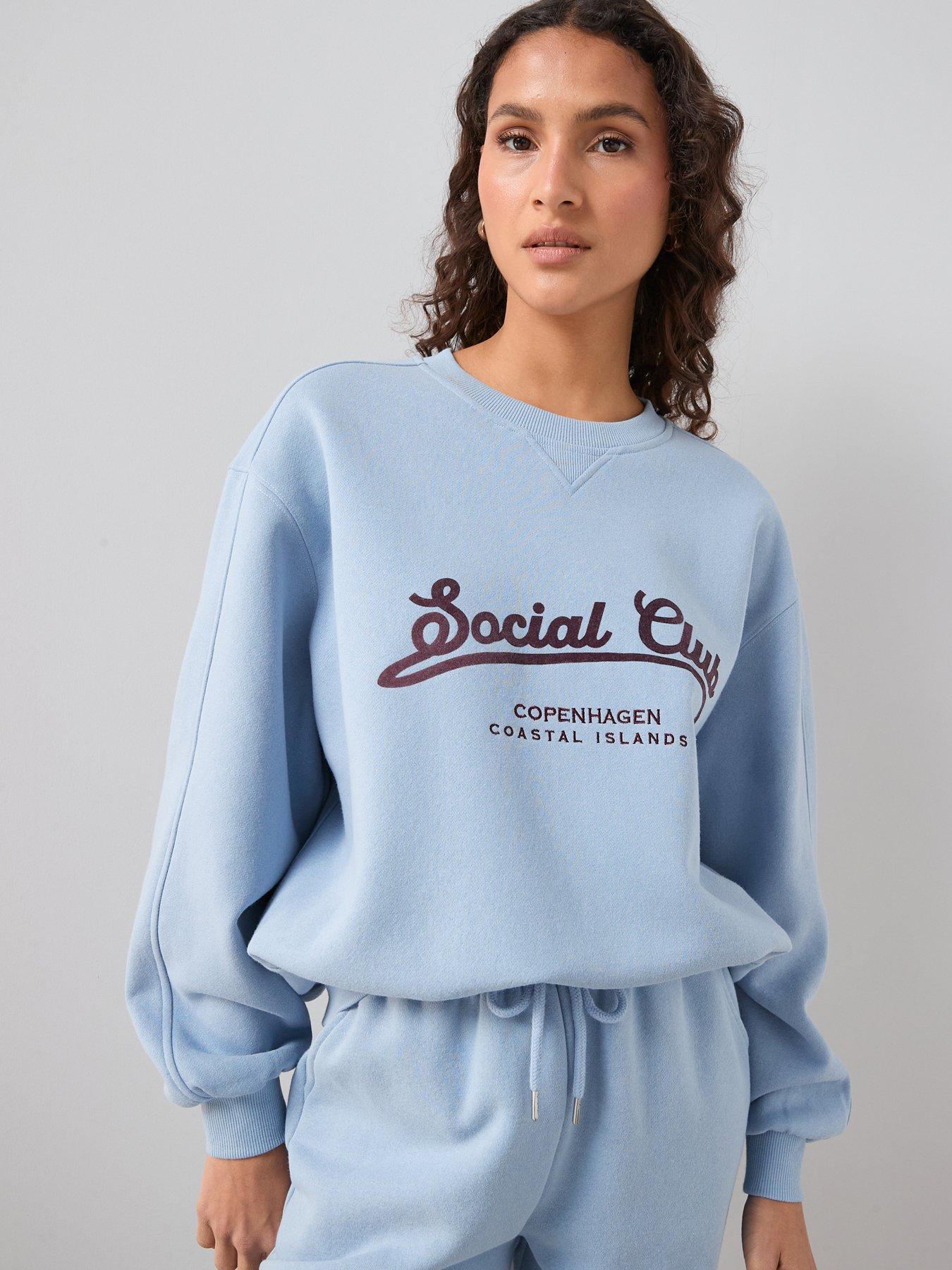 The Very Collection Graphic Sweater - Blue