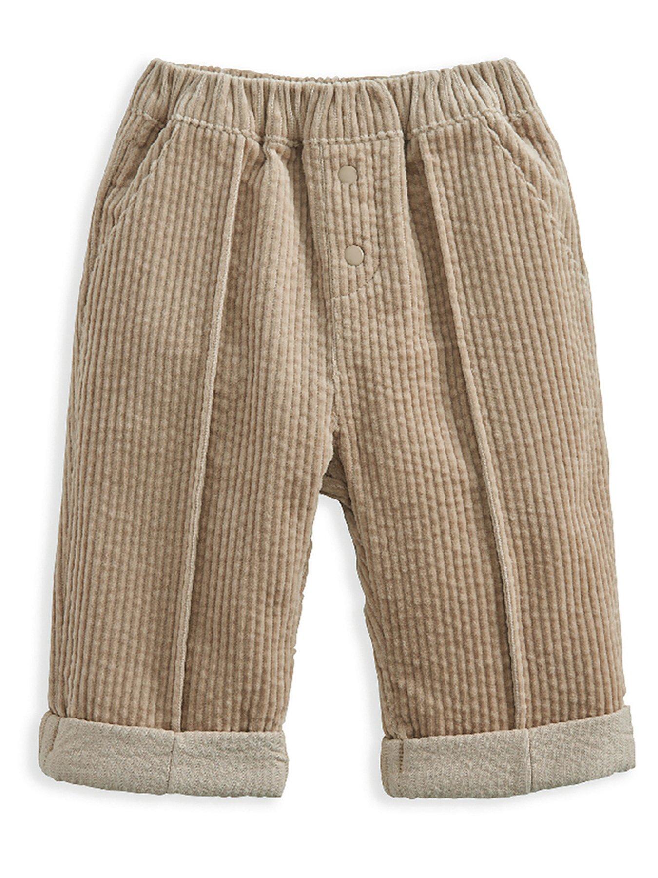 Image 1 of 3 of Mamas & Papas Baby Boys Cord Trousers - Beige