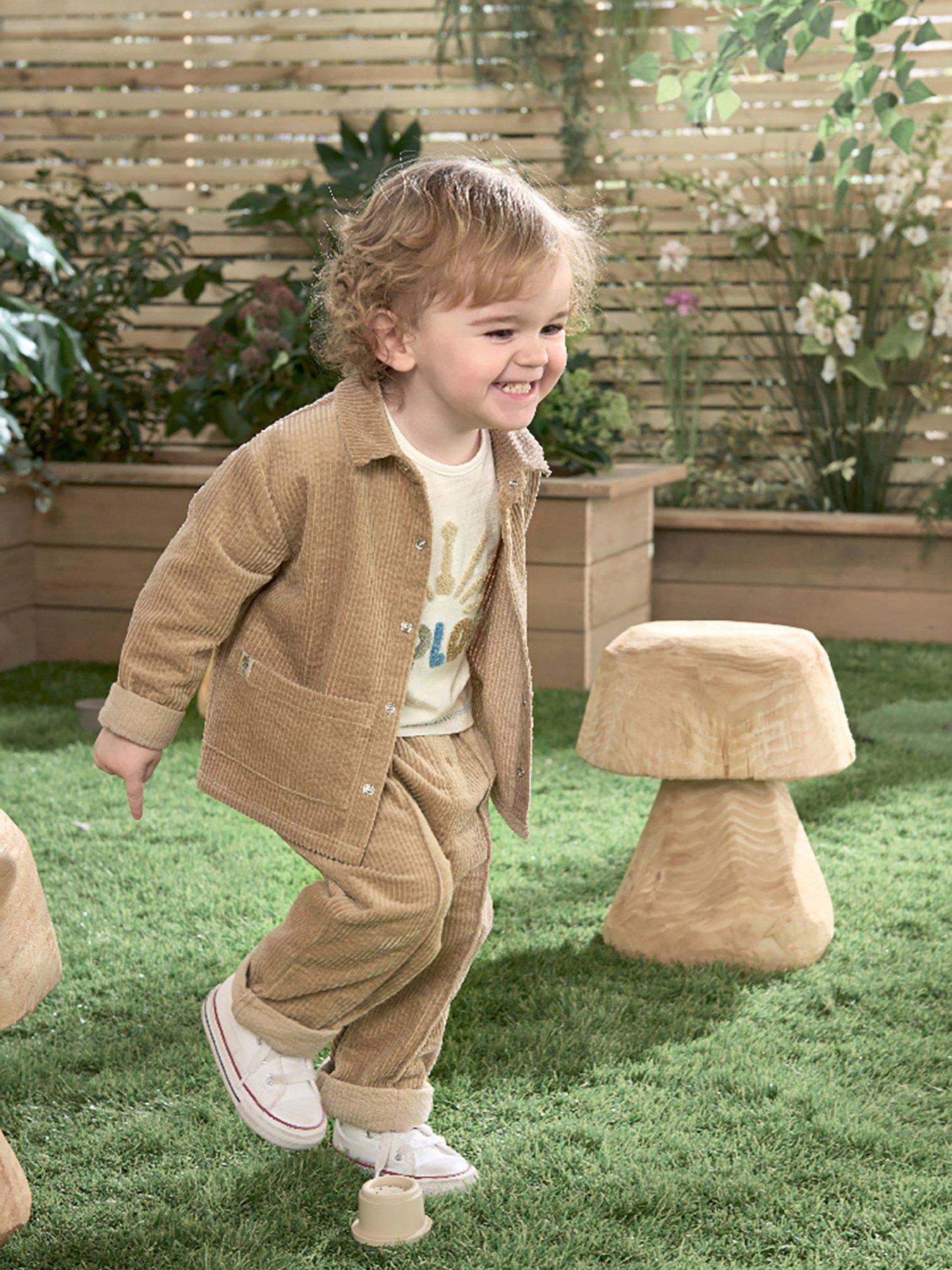 Image 2 of 3 of Mamas & Papas Baby Boys Cord Trousers - Beige