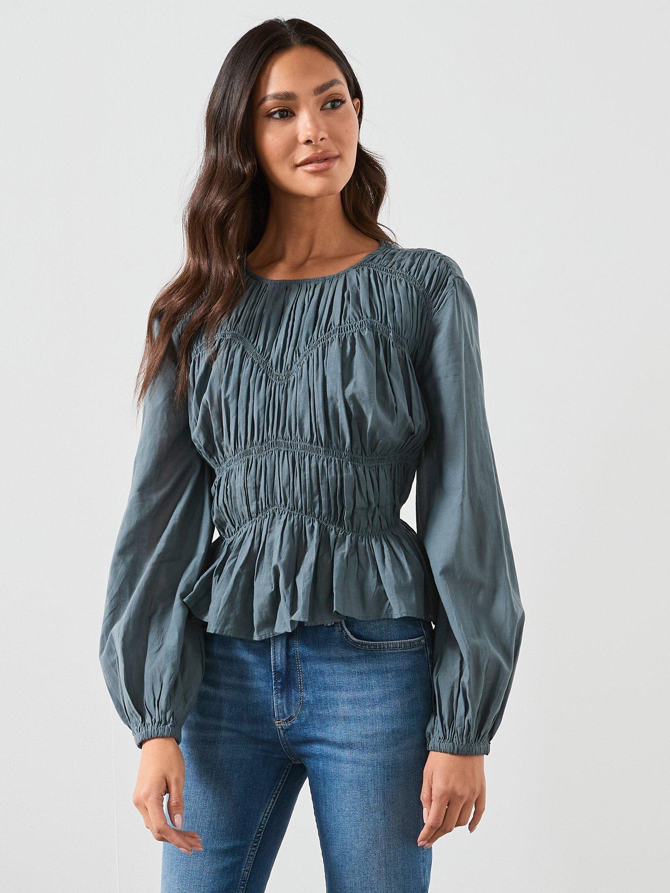 AllSaints Melani Top - Blue