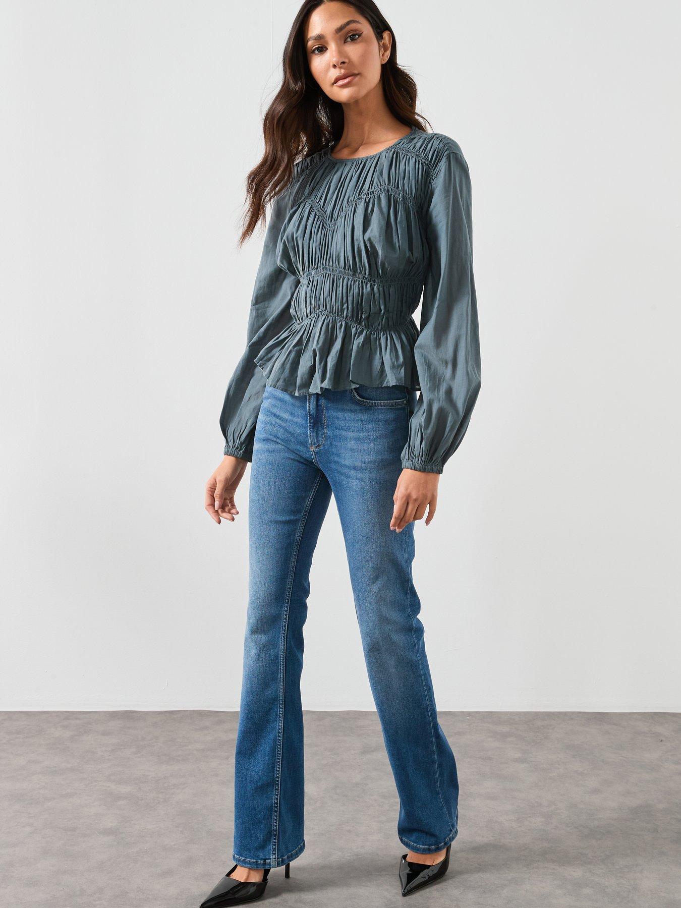 Image 6 of 6 of AllSaints Melani Top - Blue