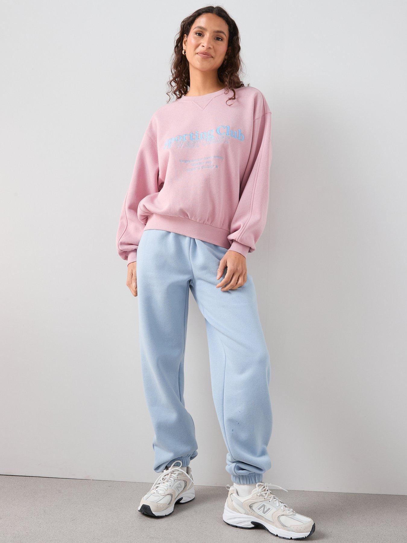  image of the-very-collection-relaxed-cuffed-jogger-blue