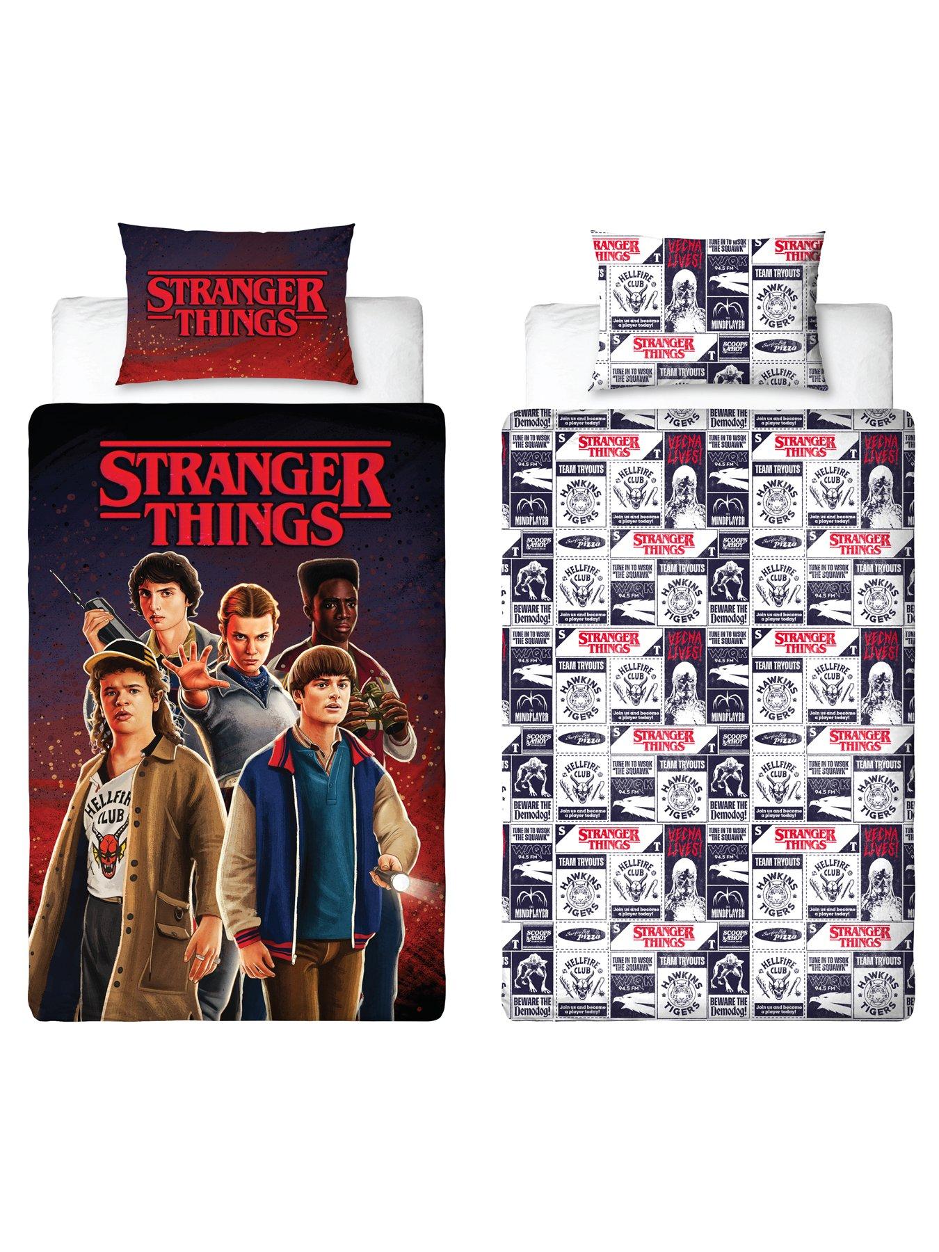 Stranger Things Flames Panel Duvet Single | Littlewoods