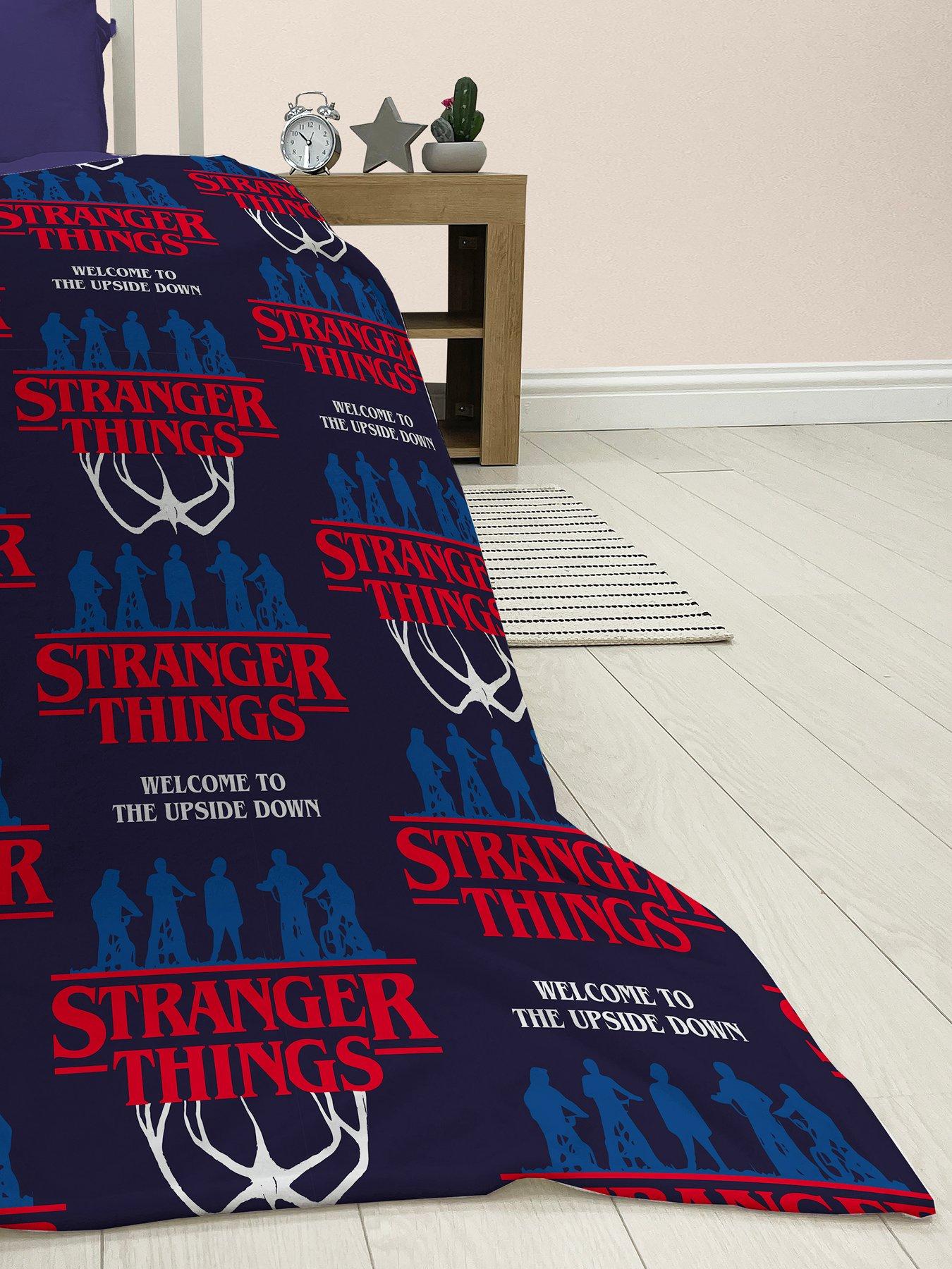 Stranger Things Flames Fleece Blanket