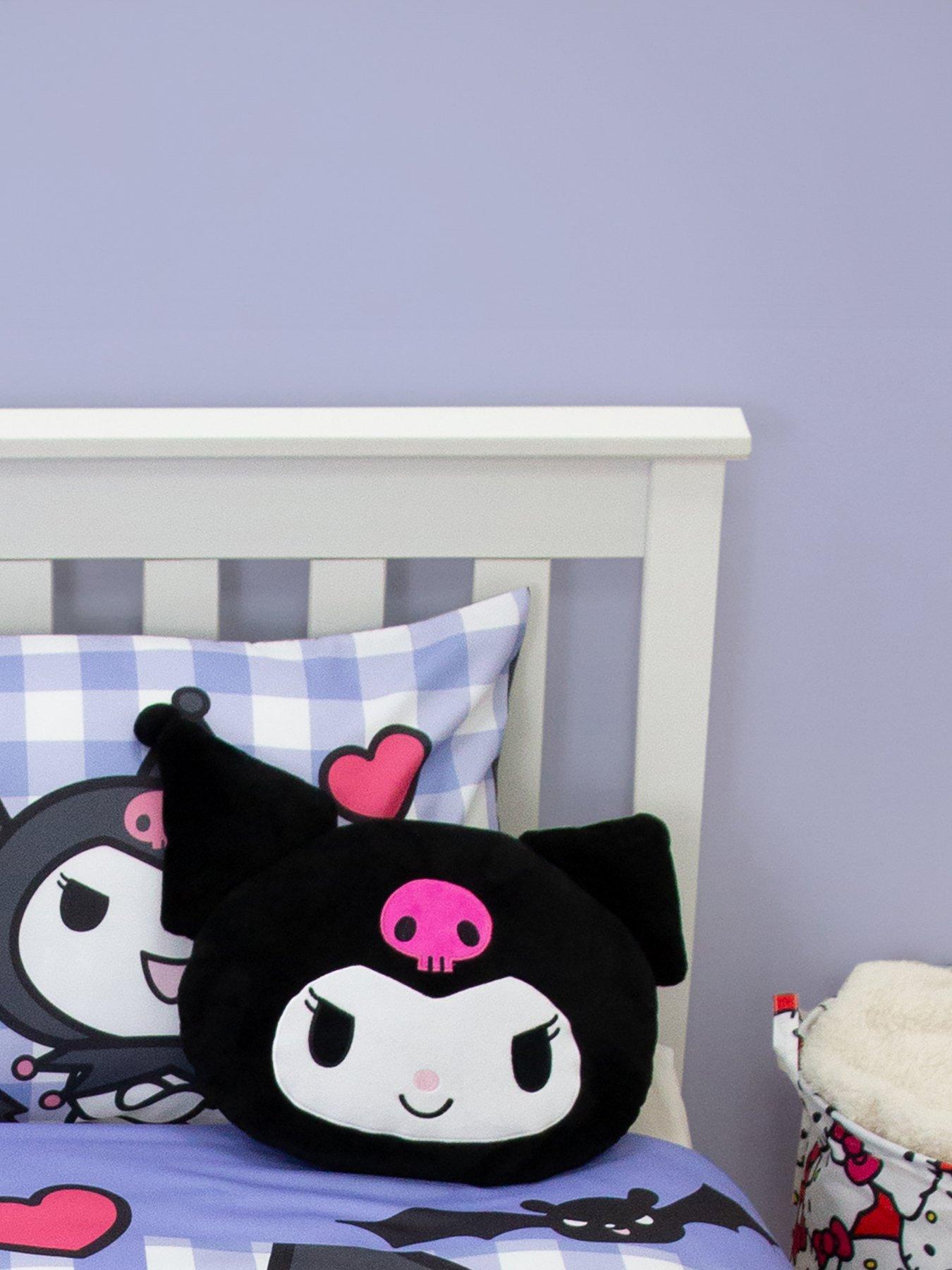 Image 1 of 5 of Hello Kitty Kuromi Shaped Cushion