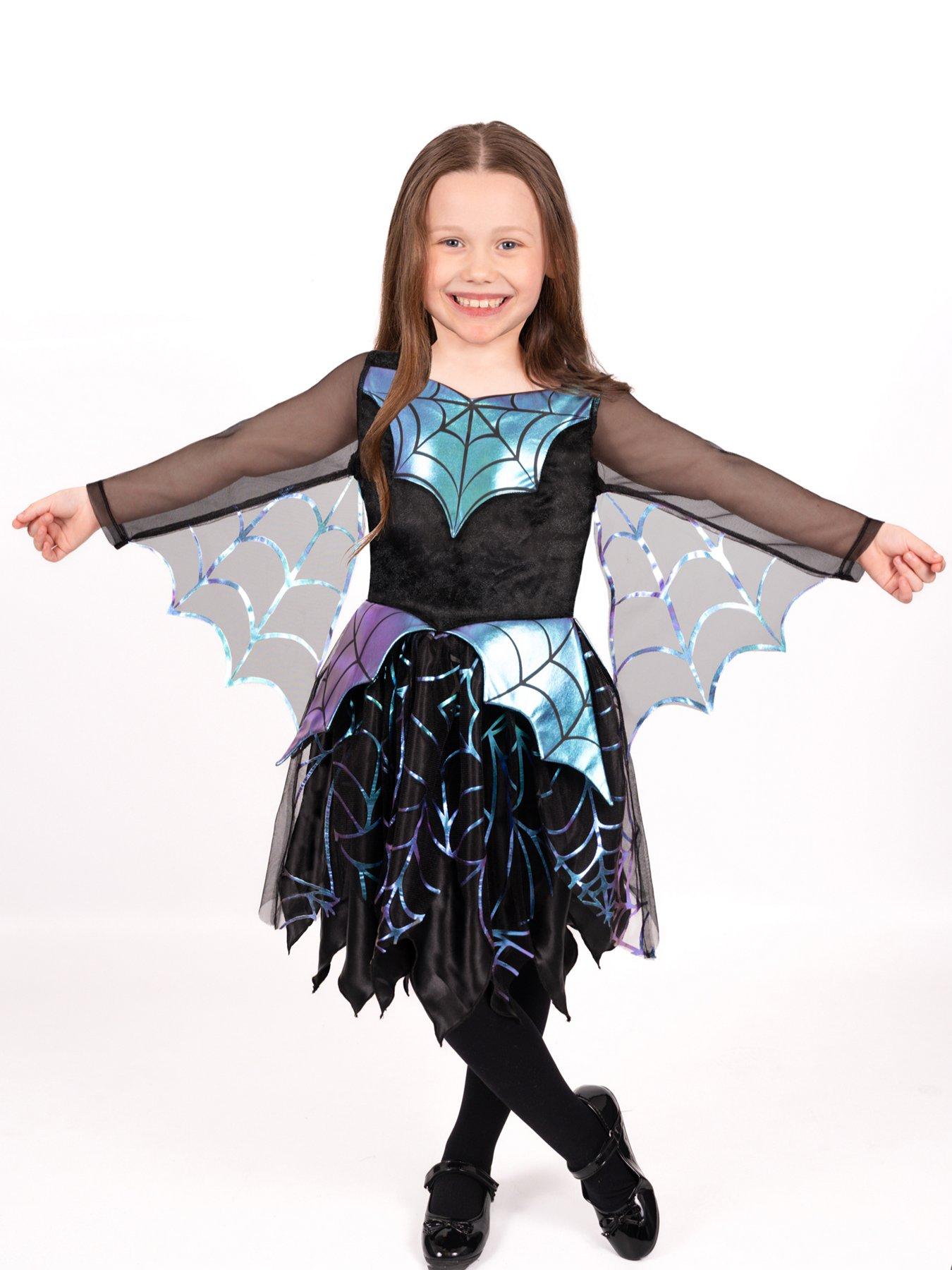 Image 1 of 6 of Sparkling Iridescent Spider Witch Costume