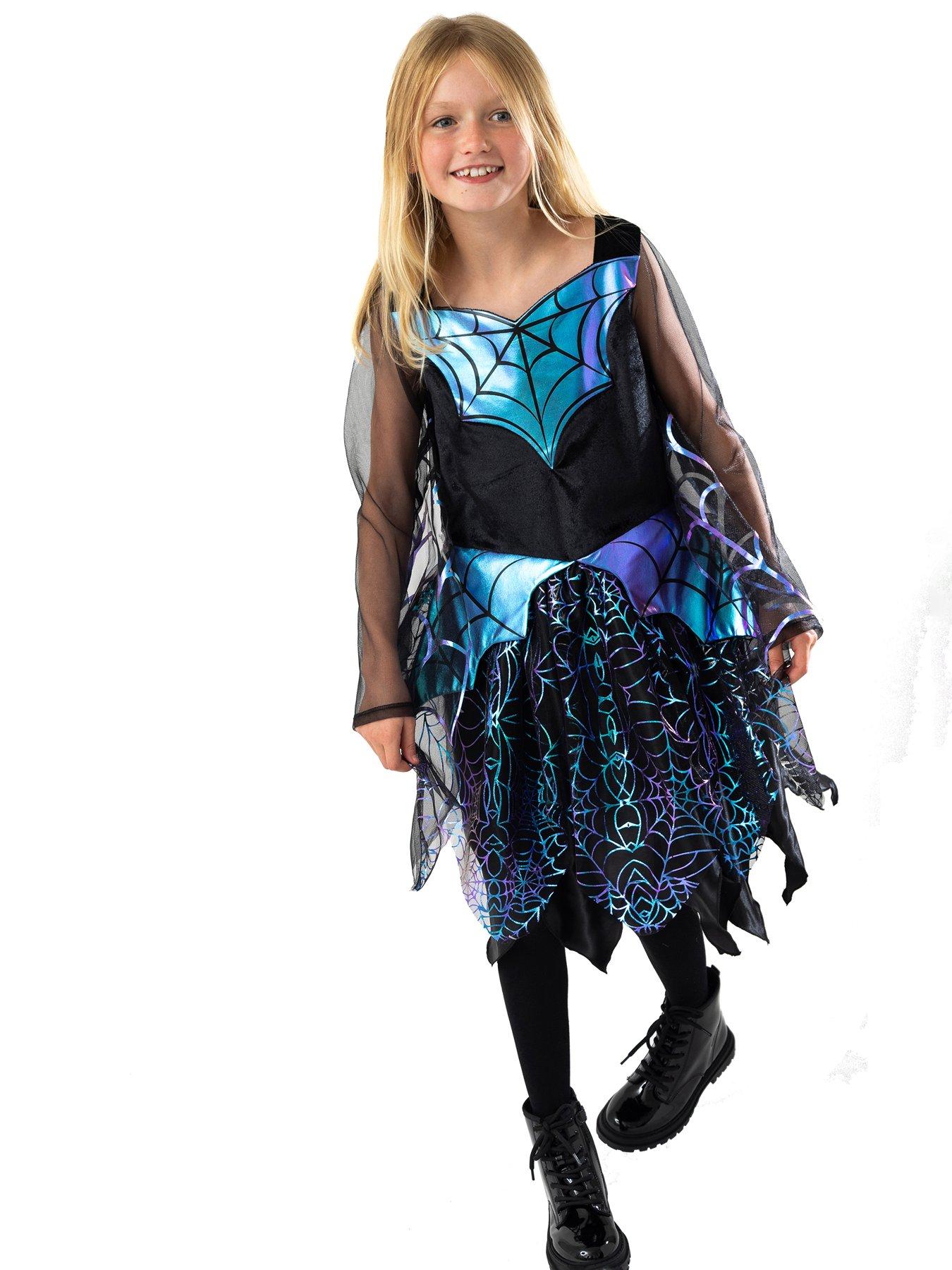 Image 2 of 6 of Sparkling Iridescent Spider Witch Costume