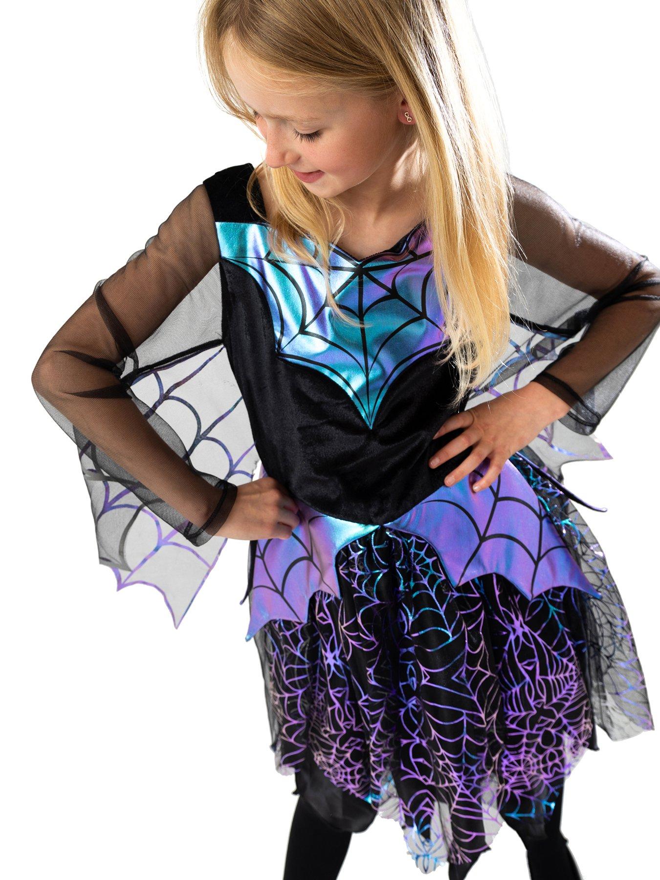 Image 4 of 6 of Sparkling Iridescent Spider Witch Costume