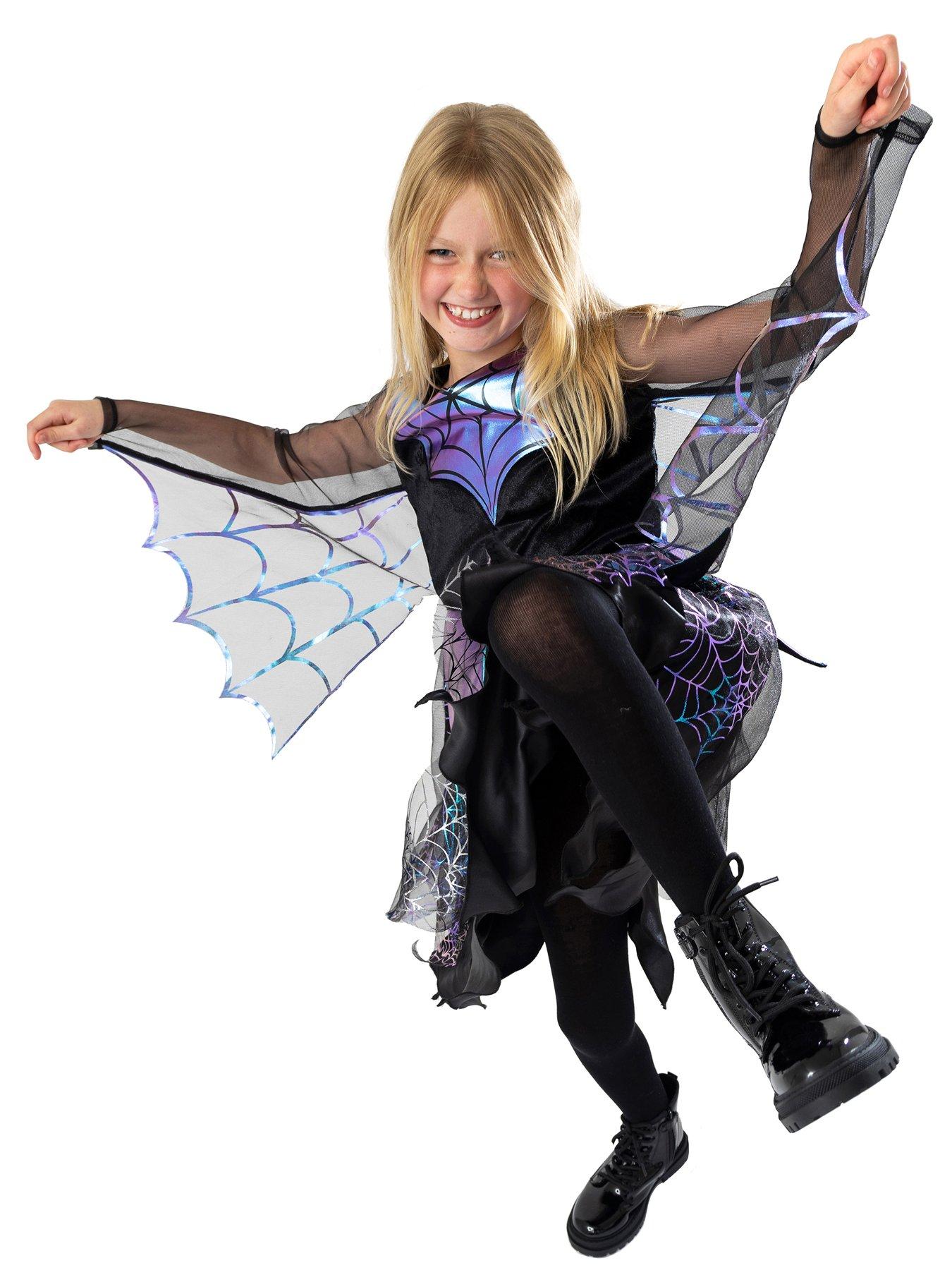 Image 5 of 6 of Sparkling Iridescent Spider Witch Costume