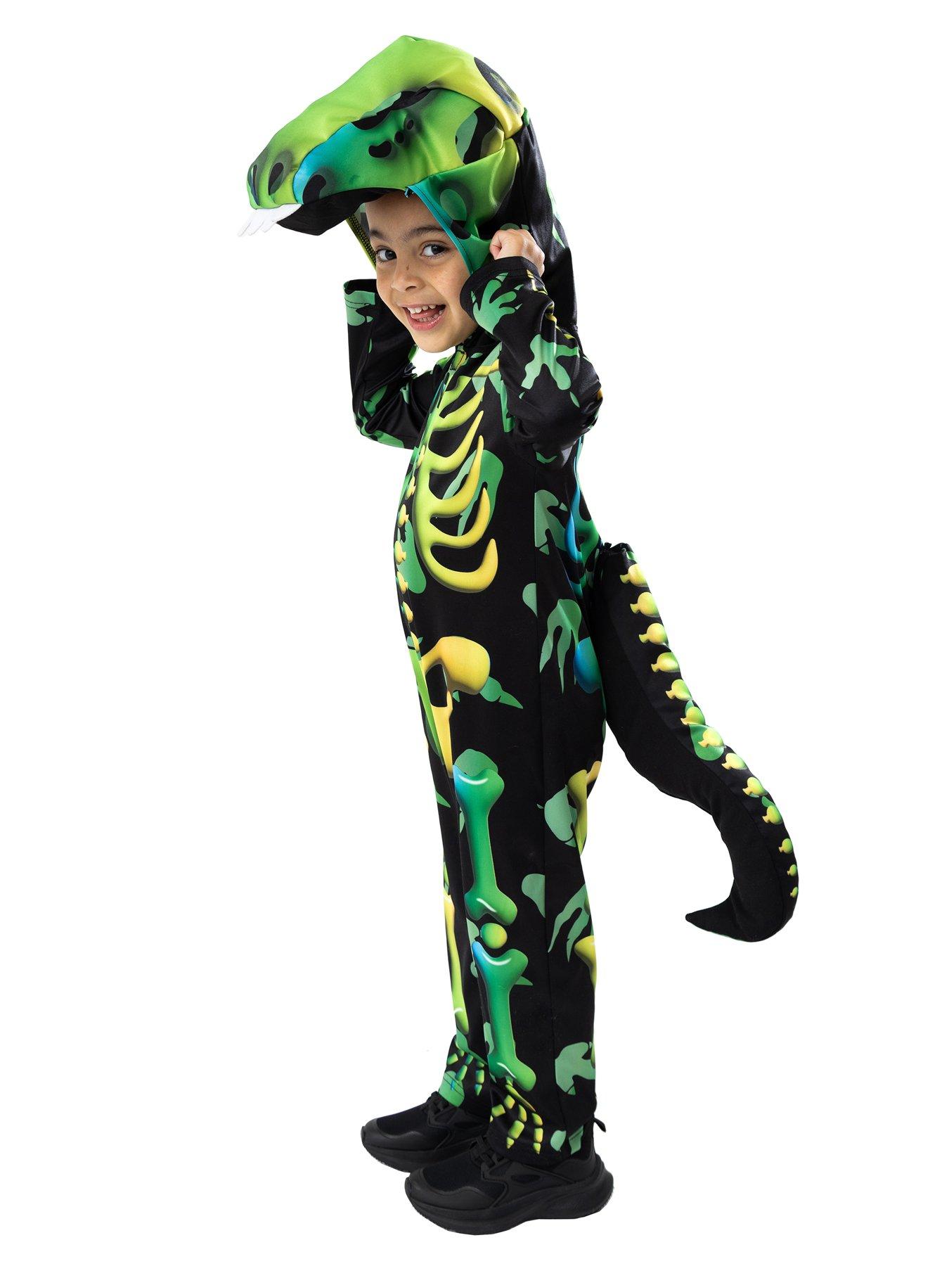 Image 3 of 5 of Skeleton Dinosaur Costume
