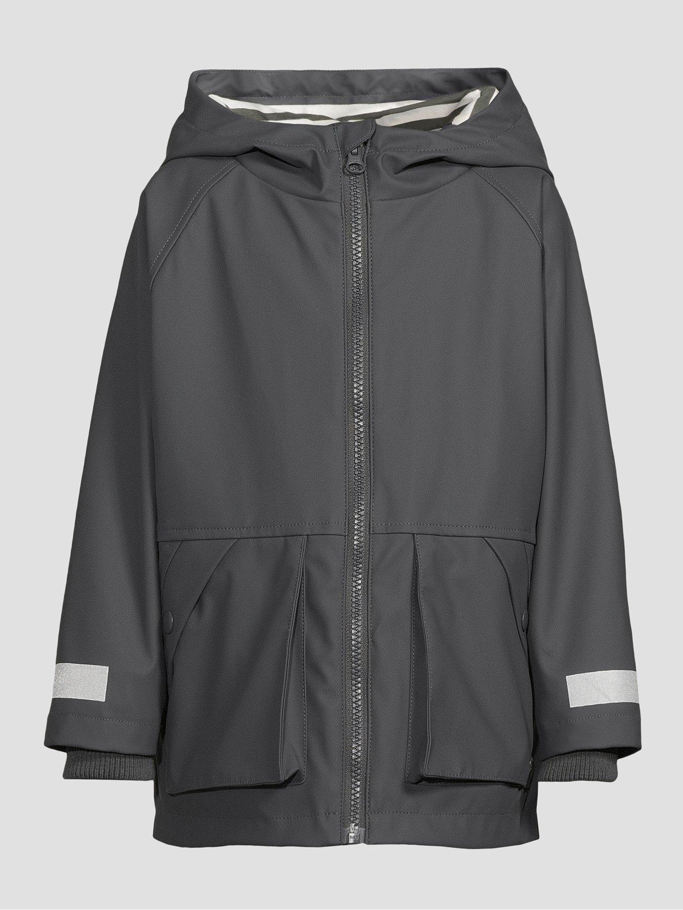 Image 6 of 6 of The Very Collection Boys Showerproof Rain Mac - Grey