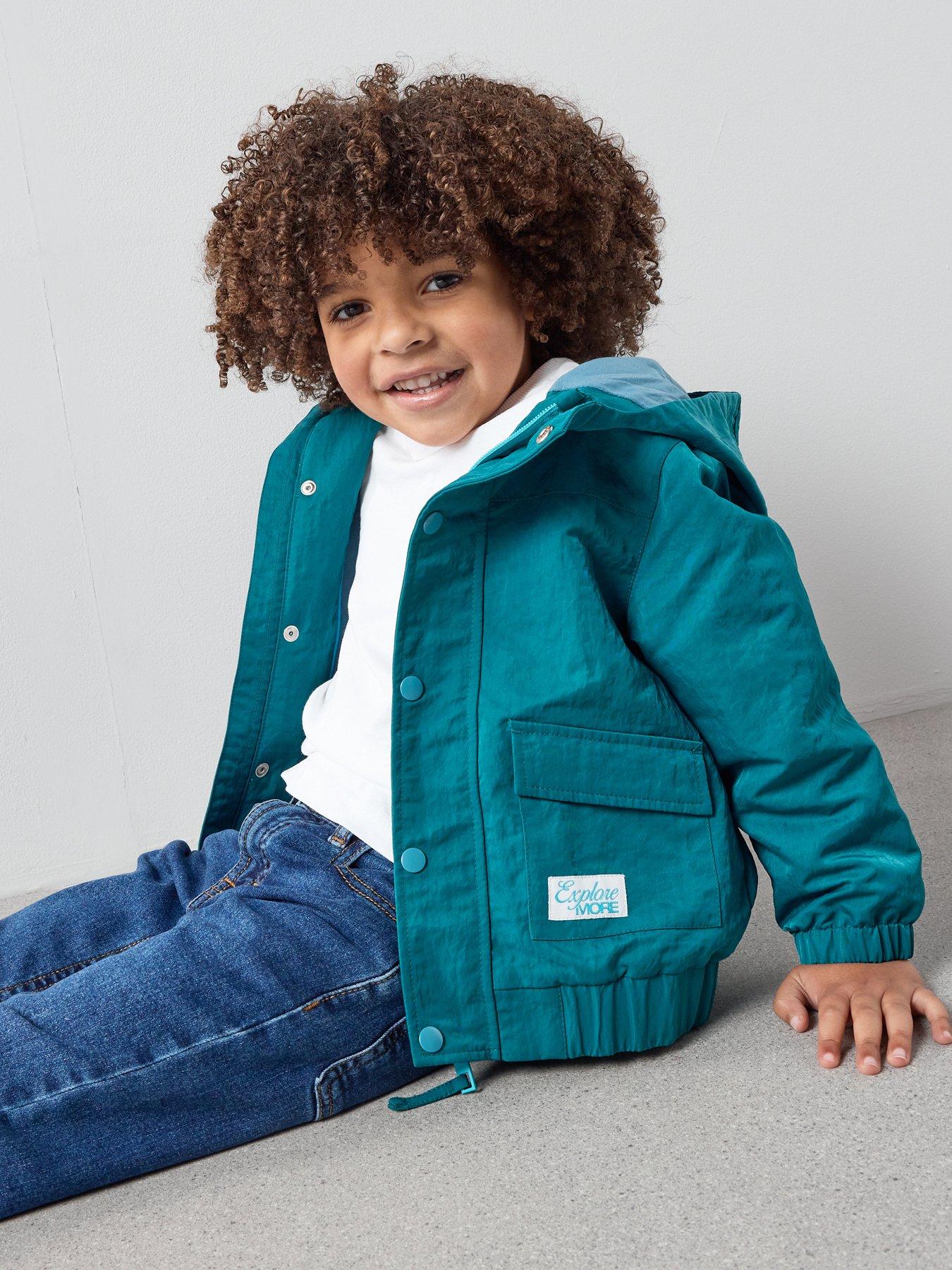 Image 5 of 6 of The Very Collection Boys Lightweight Padded Jacket - Blue