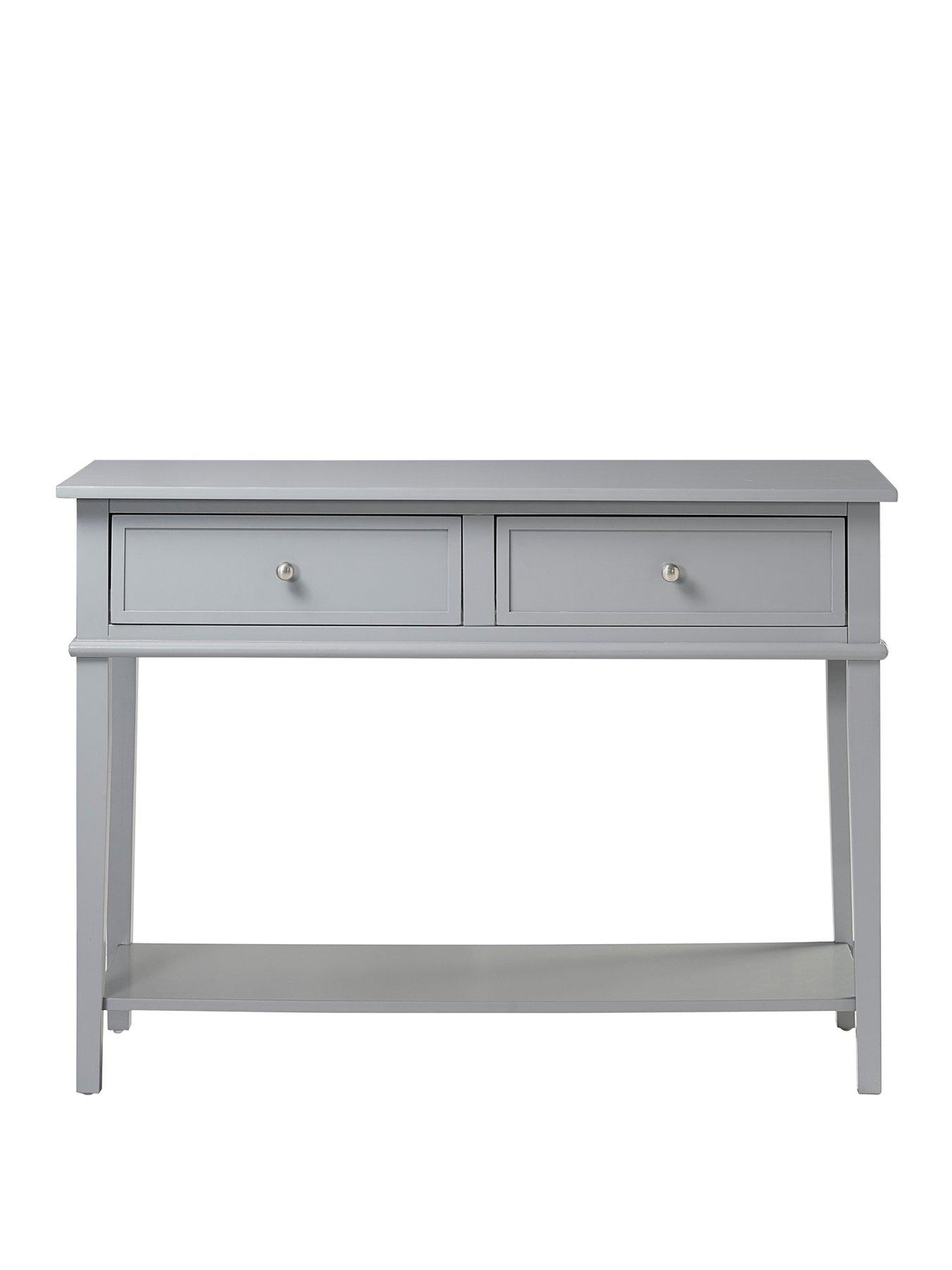 Image 3 of 7 of Dorel Home Franklin Console Table Table Grey