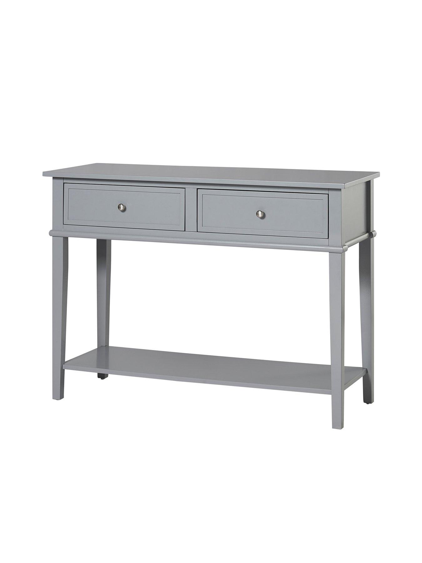 Image 4 of 7 of Dorel Home Franklin Console Table Table Grey
