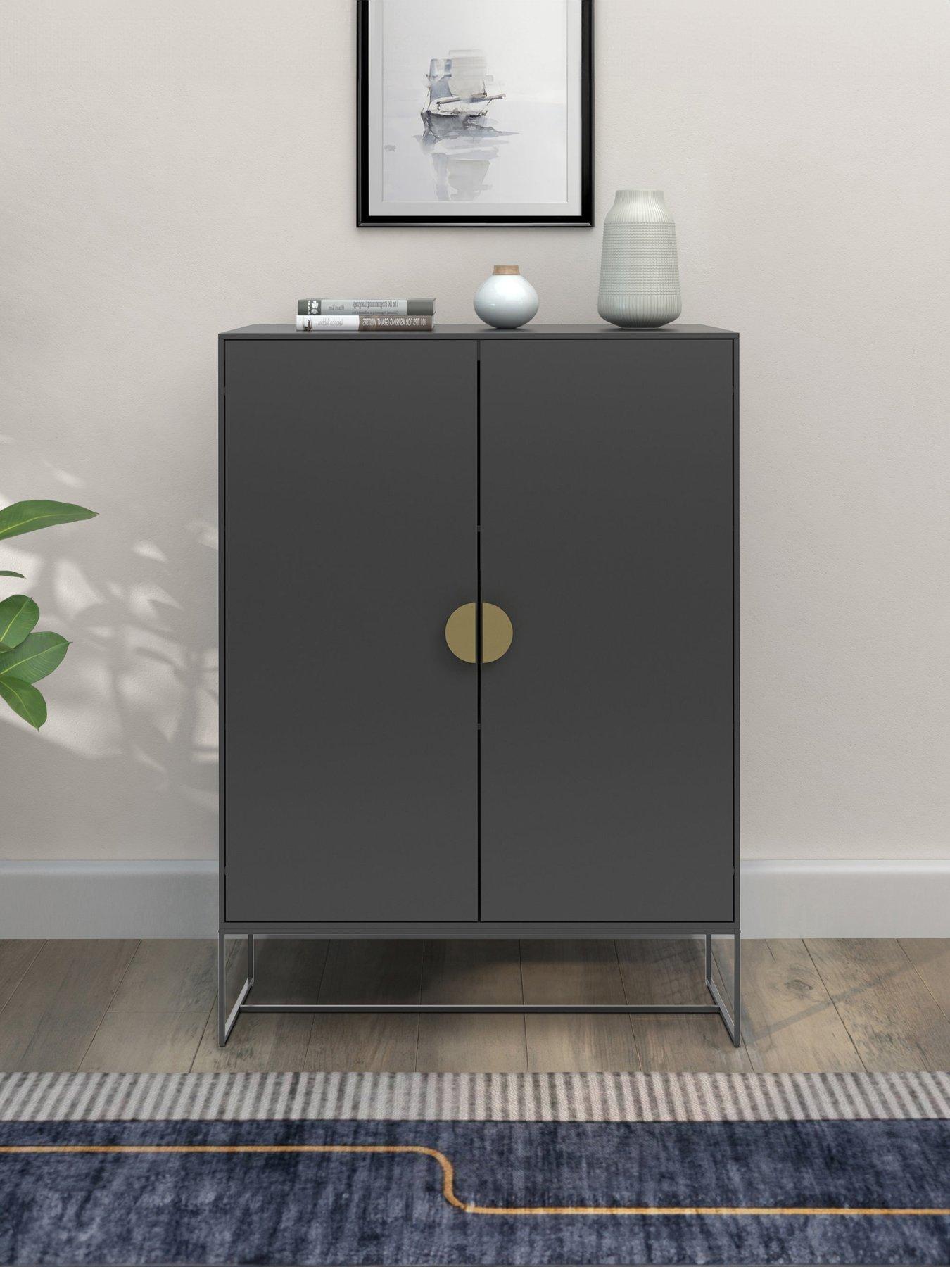 Image 1 of 5 of Dorel Home Asia 2 Door Cabinet