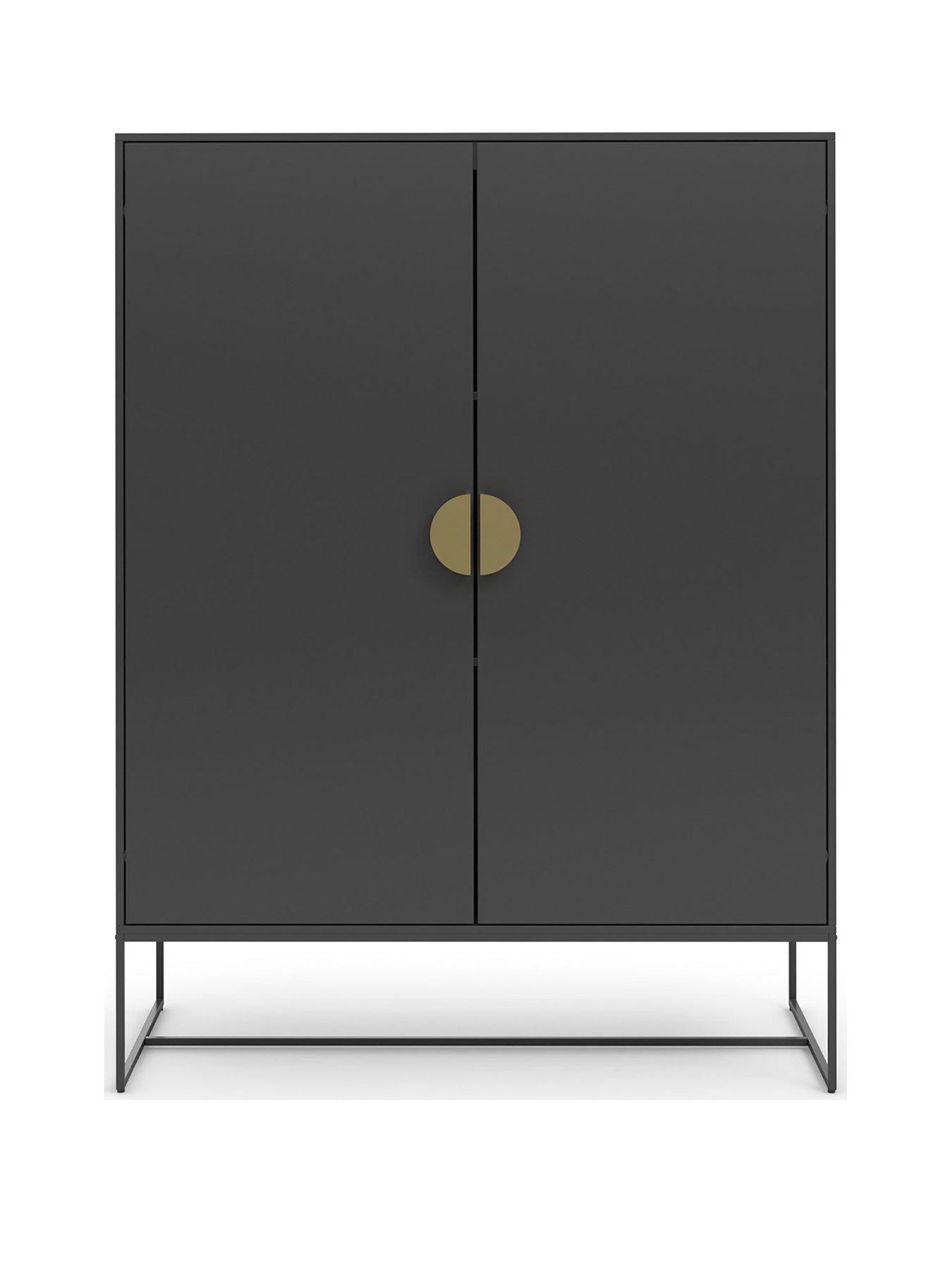 Image 3 of 5 of Dorel Home Asia 2 Door Cabinet