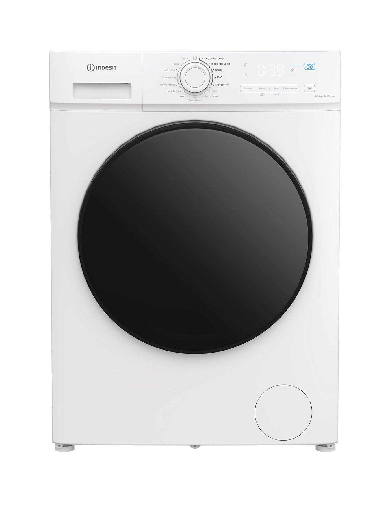undefined Indesit My Time IDMA 75624 MY TIME UK Washer Dryer with steam - White - A/D Energy Rating