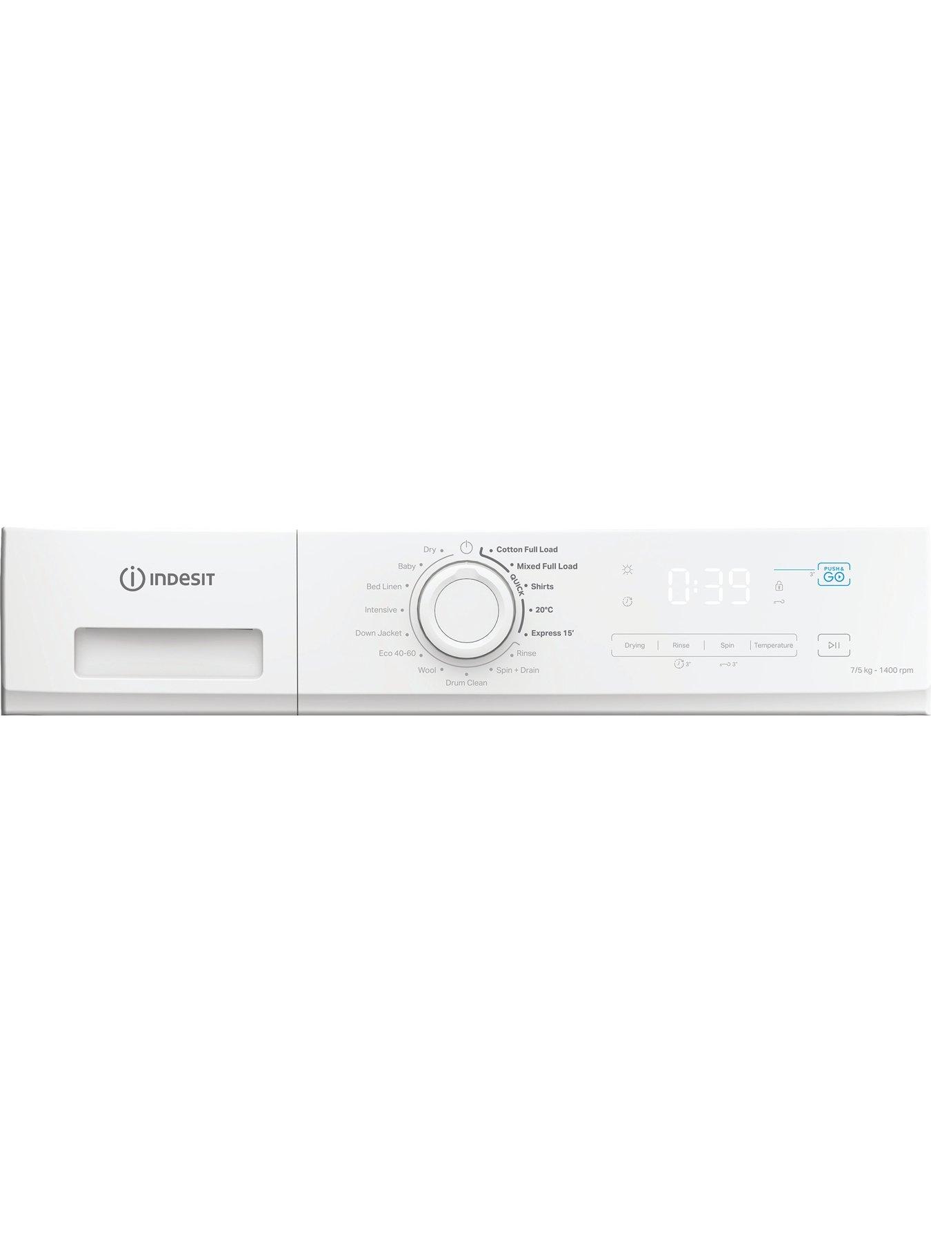 Image 5 of 5 of Indesit Indesit My Time IDMA 75624 MY TIME UK Washer Dryer with steam - White - A/D Energy Rating