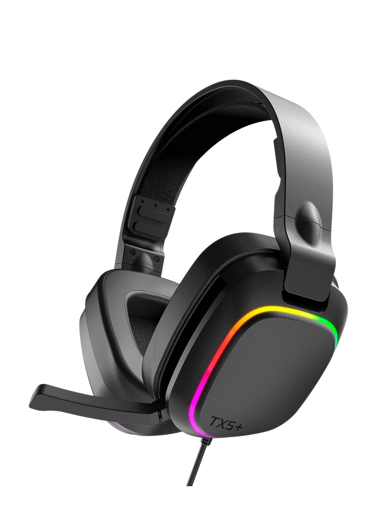 Gioteck TX5+ RGB Gaming Headset Littlewoods