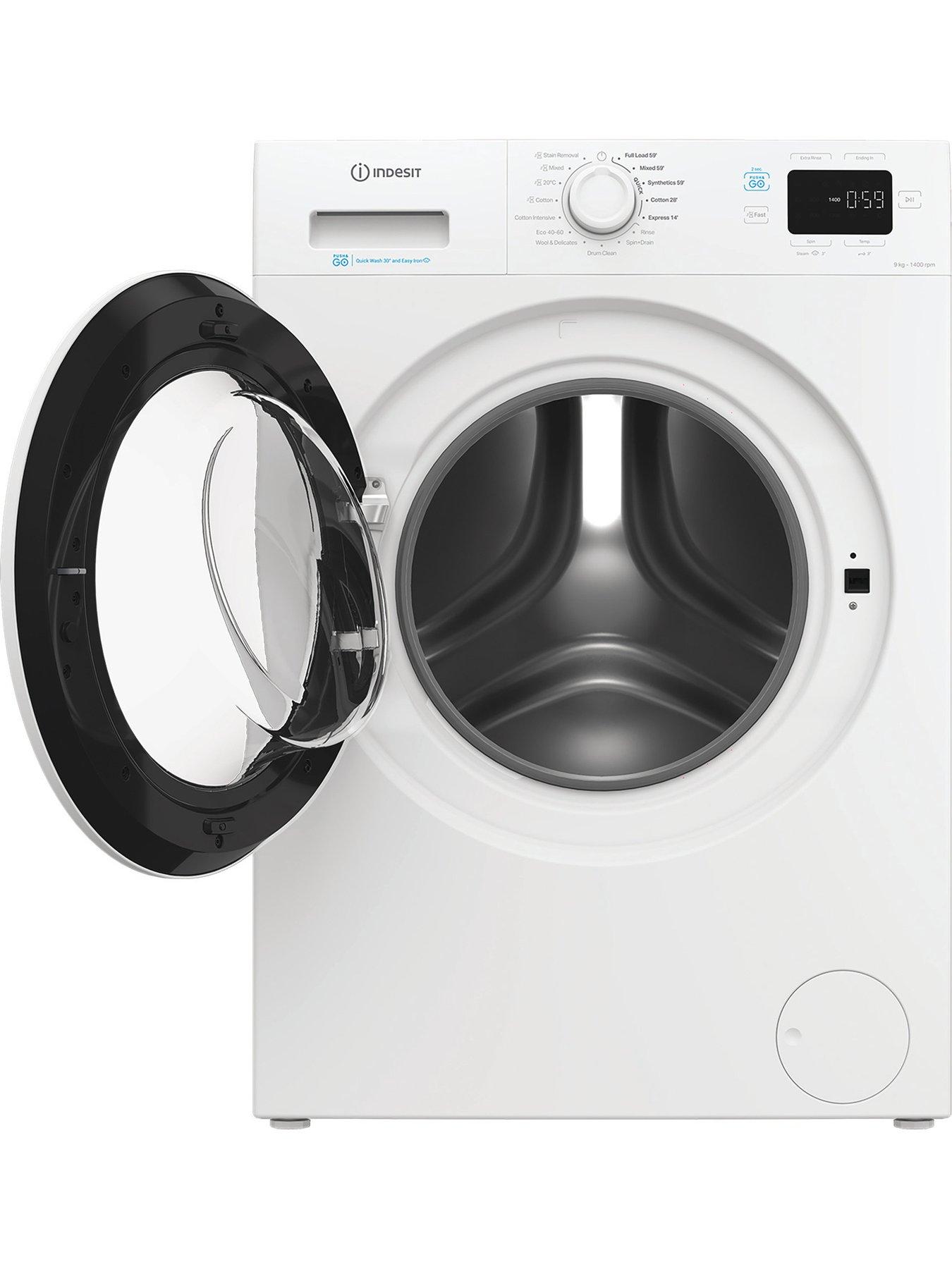 Image 2 of 6 of Indesit Indesit Push&Go IP 946 PUSH&GO UK 9KG Washing Machine - White