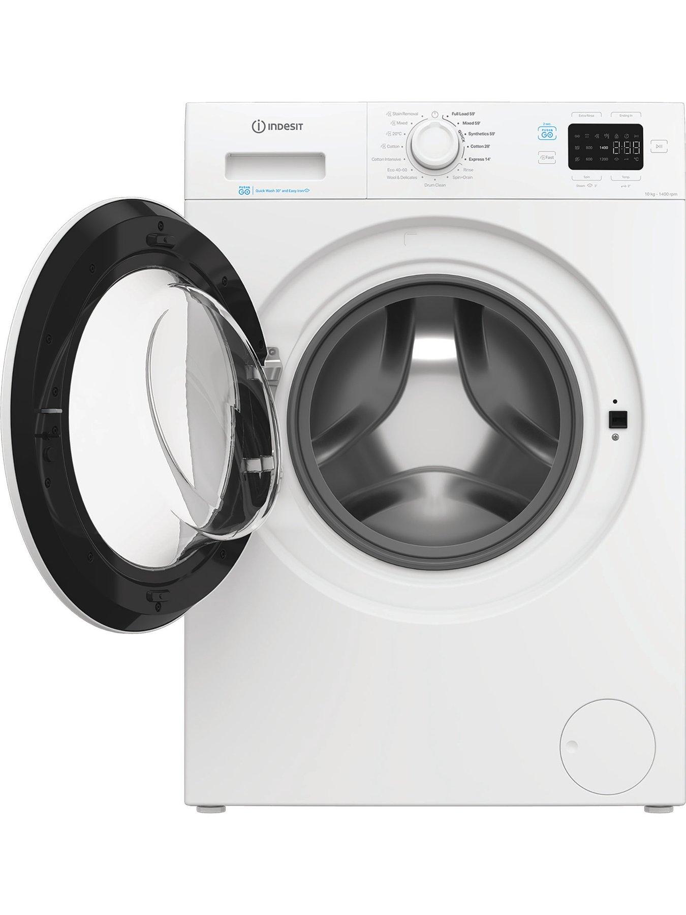 Image 2 of 5 of Indesit Indesit Push&Go IP 1046 PUSH&GO UK 10KG Washing Machine - White