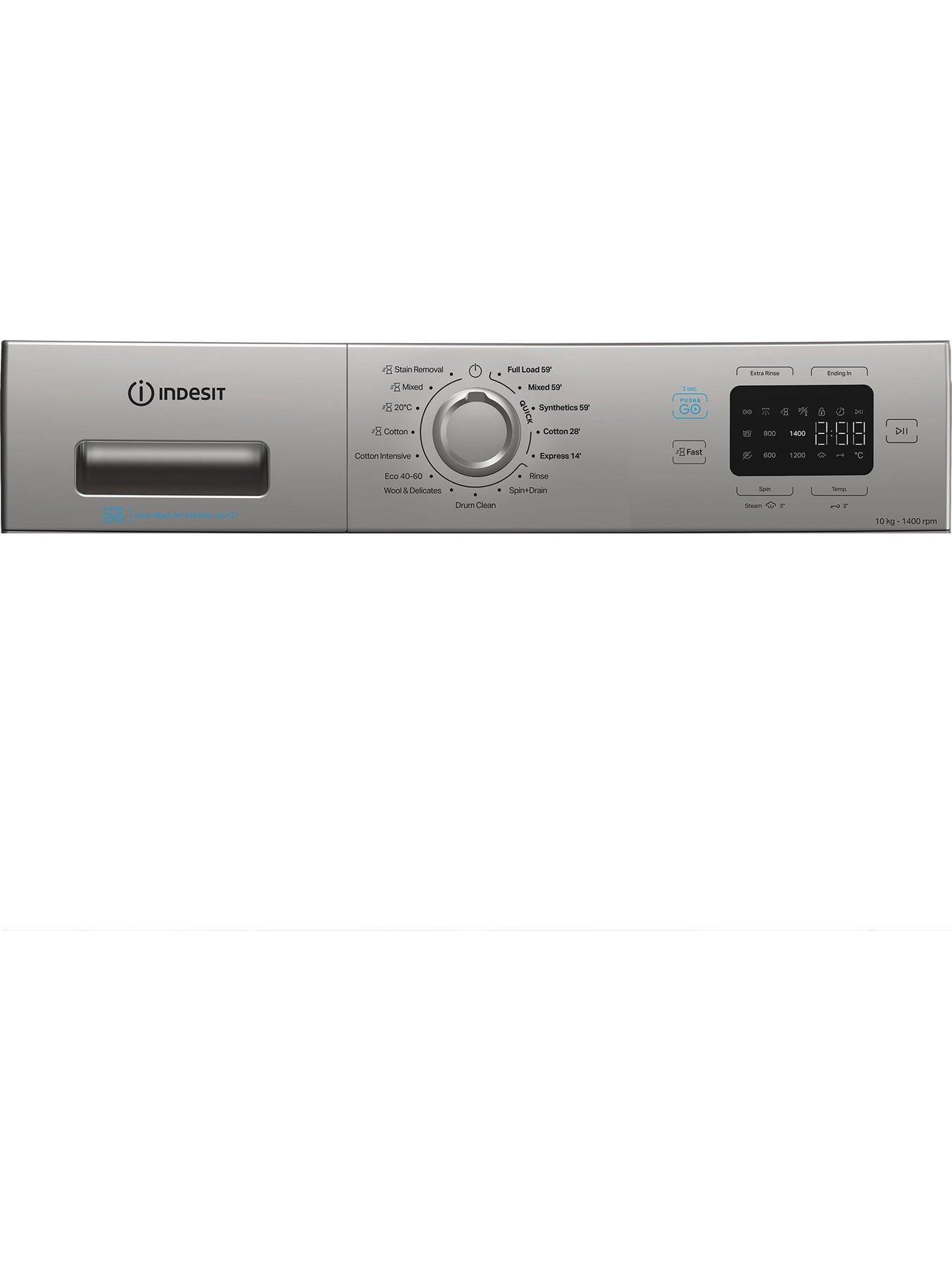 Image 5 of 5 of Indesit Indesit Push&Go IP 1046S PUSH&GO UK 10KG Washing Machine - Silver