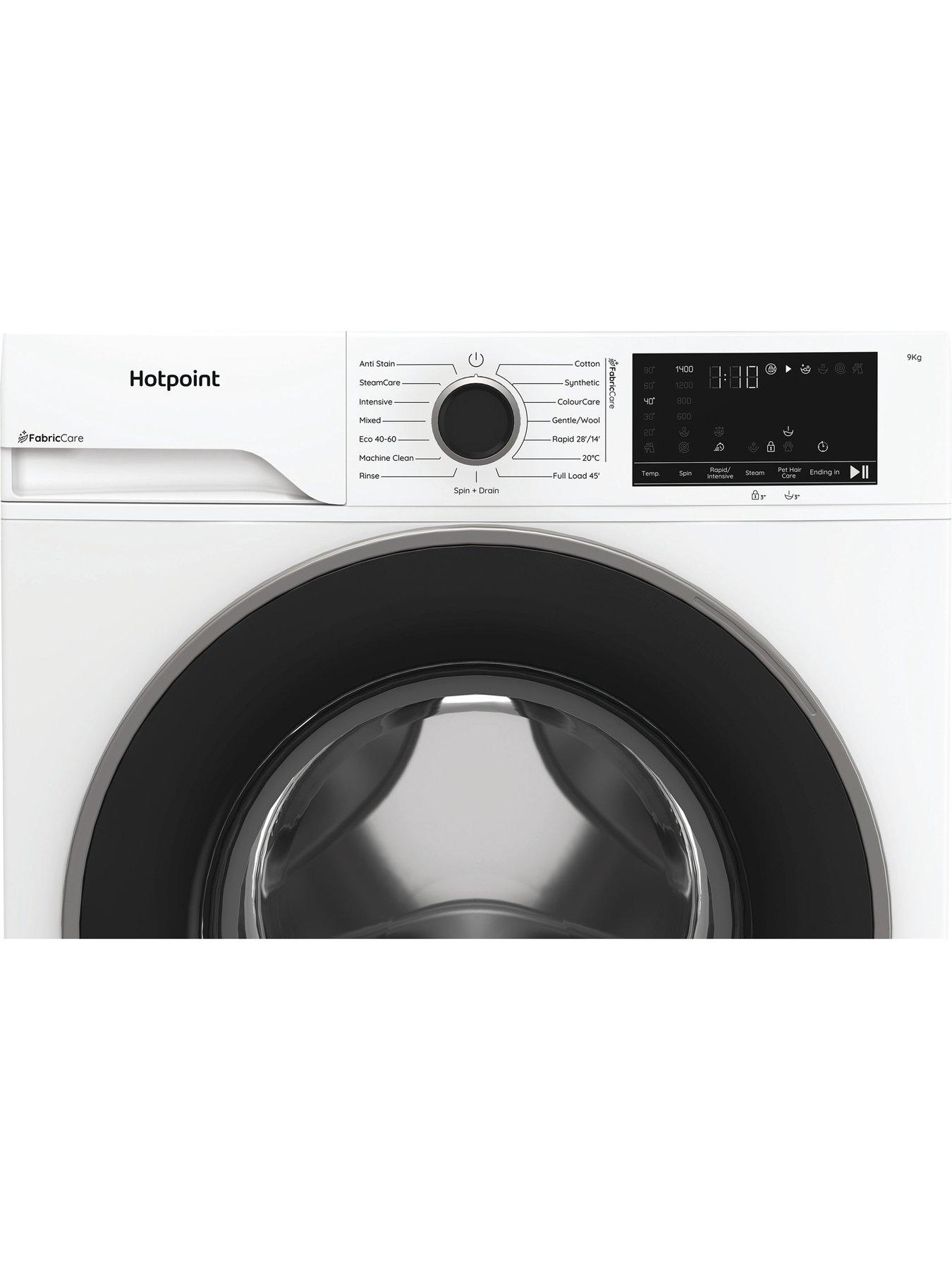 Image 3 of 5 of Hotpoint Fabric Care HB 93 CARE UK 9KG Washing Machine - White