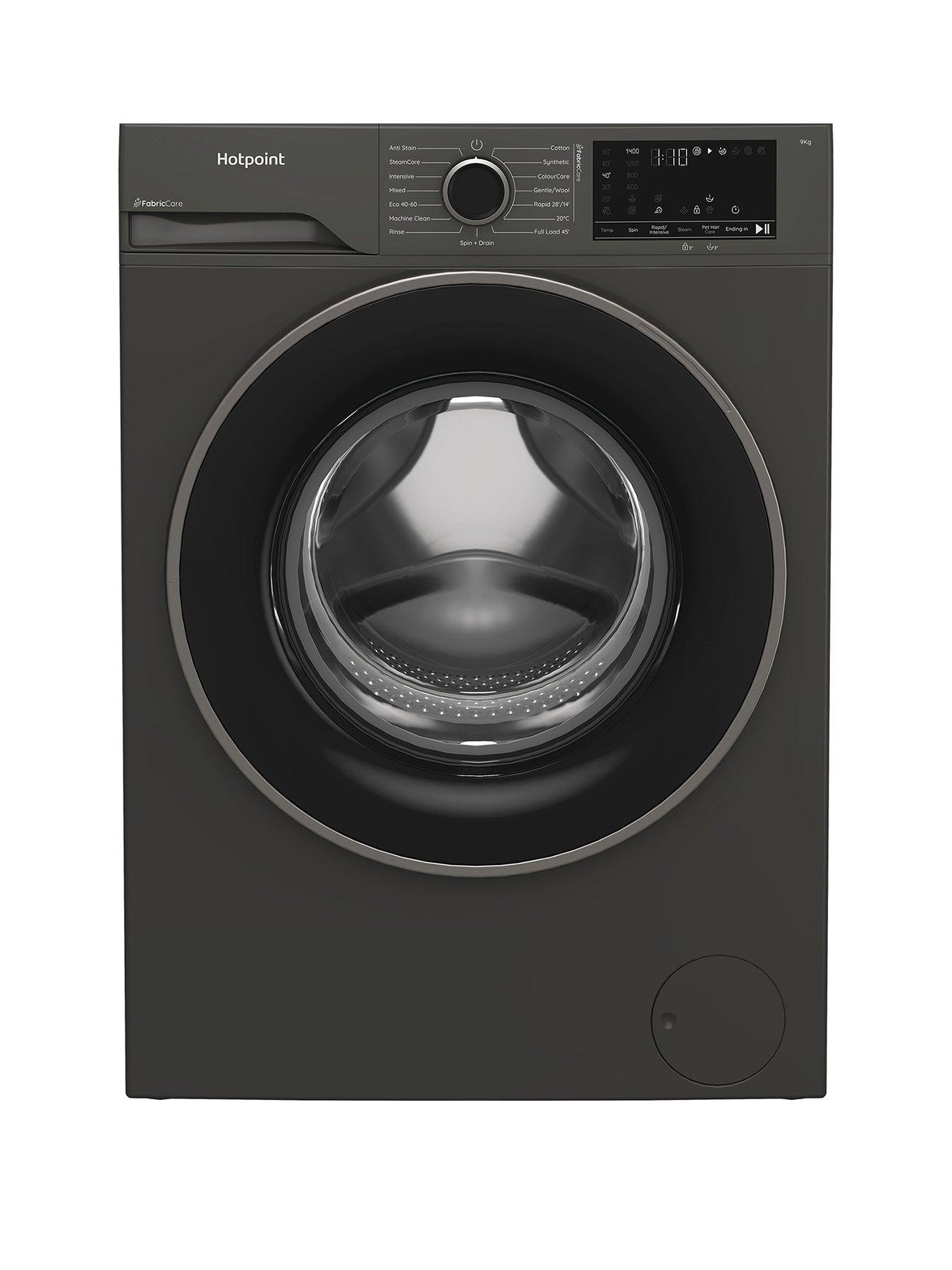 undefined Hotpoint Fabric Care HB 93G CARE UK 9KG Washing Machine - Manhattan Grey