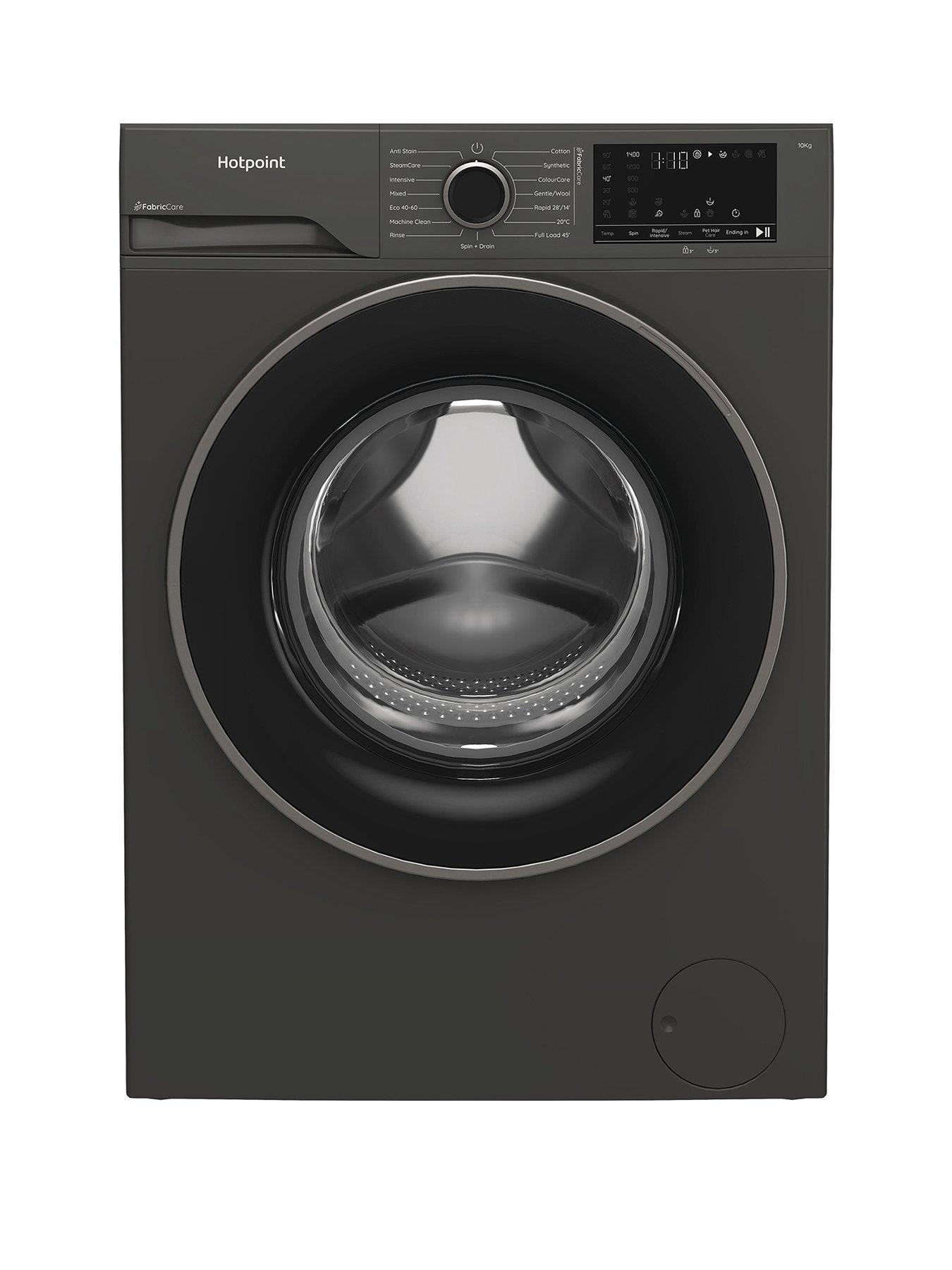Image 1 of 5 of Hotpoint Fabric Care HB 103G CARE UK 10KG Washing Machine - Manhattan Grey