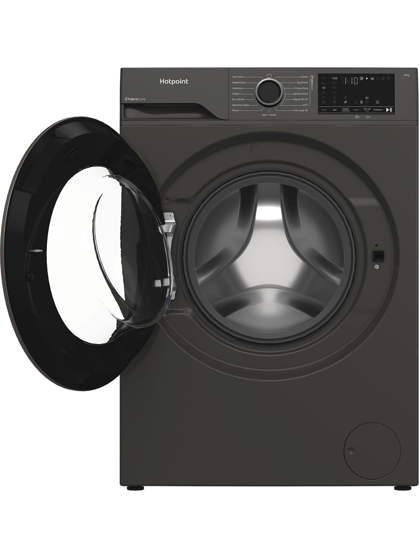 Image 2 of 5 of Hotpoint Fabric Care HB 103G CARE UK 10KG Washing Machine - Manhattan Grey