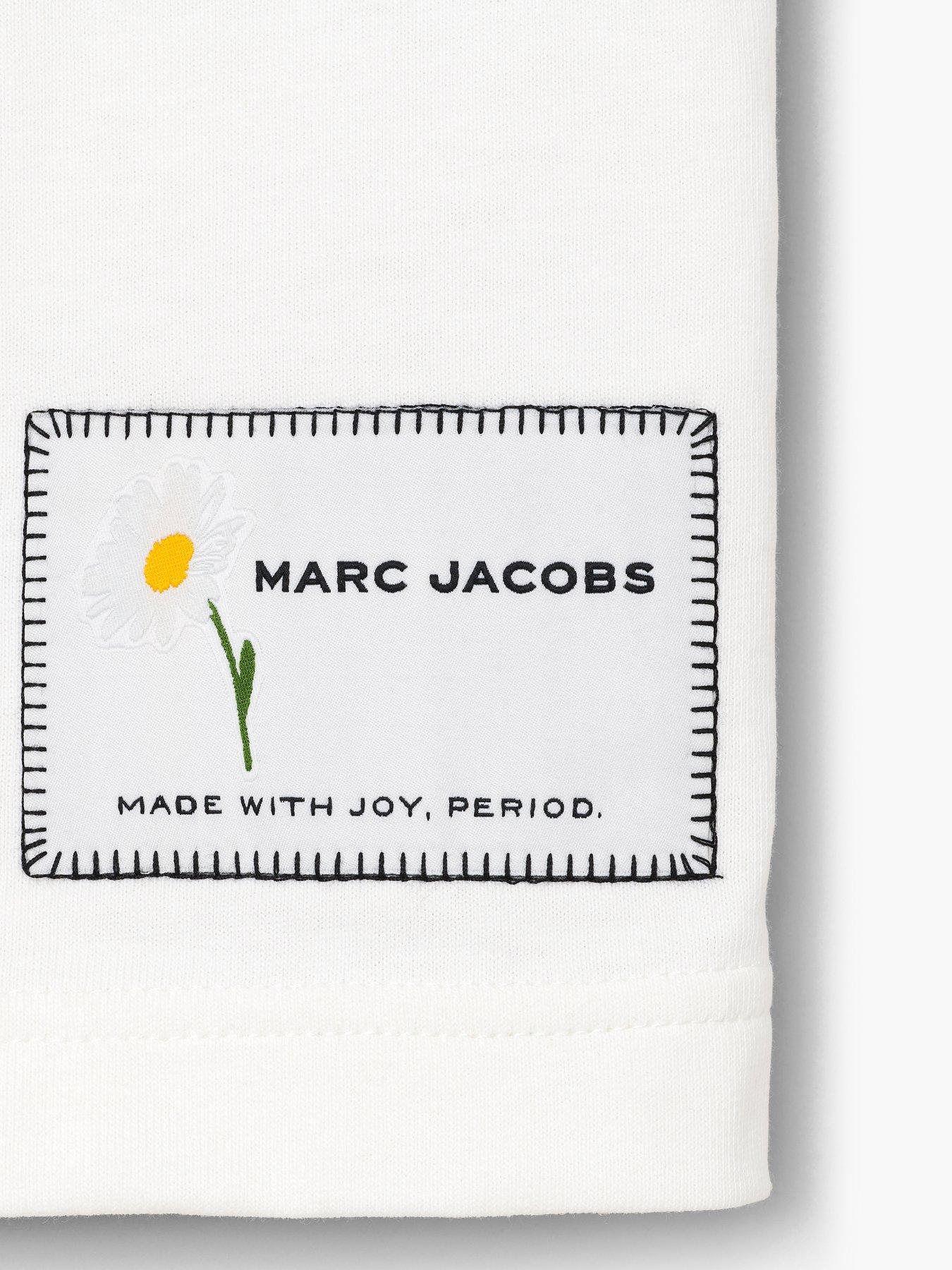  image of marc-jacobs-trompe-loeil-scarf-tee-white
