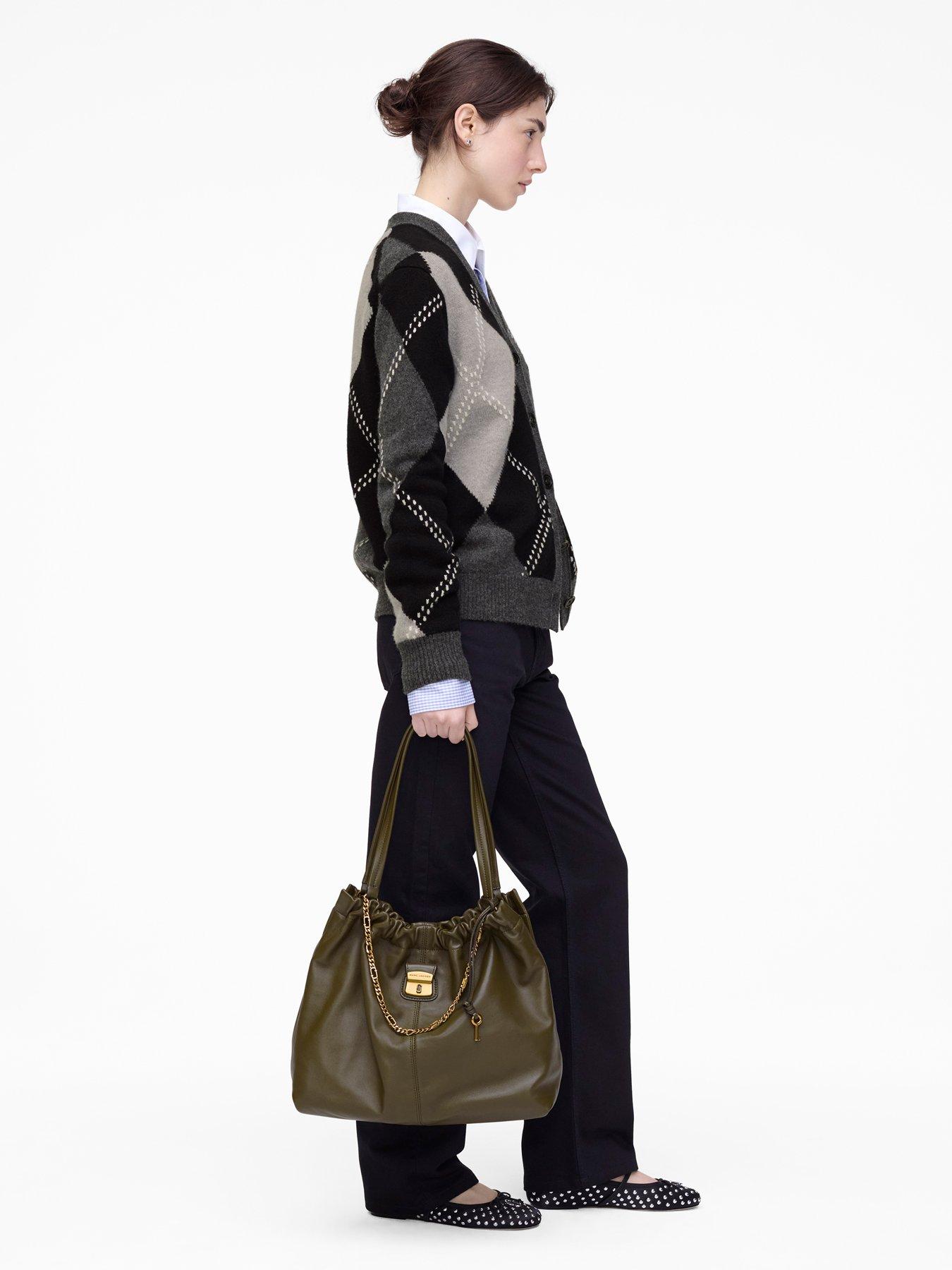  image of marc-jacobs-preppy-daisy-argyle-cardigan-black