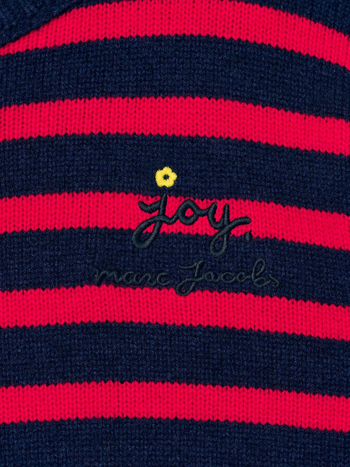  image of marc-jacobs-joy-striped-crewneck-navy
