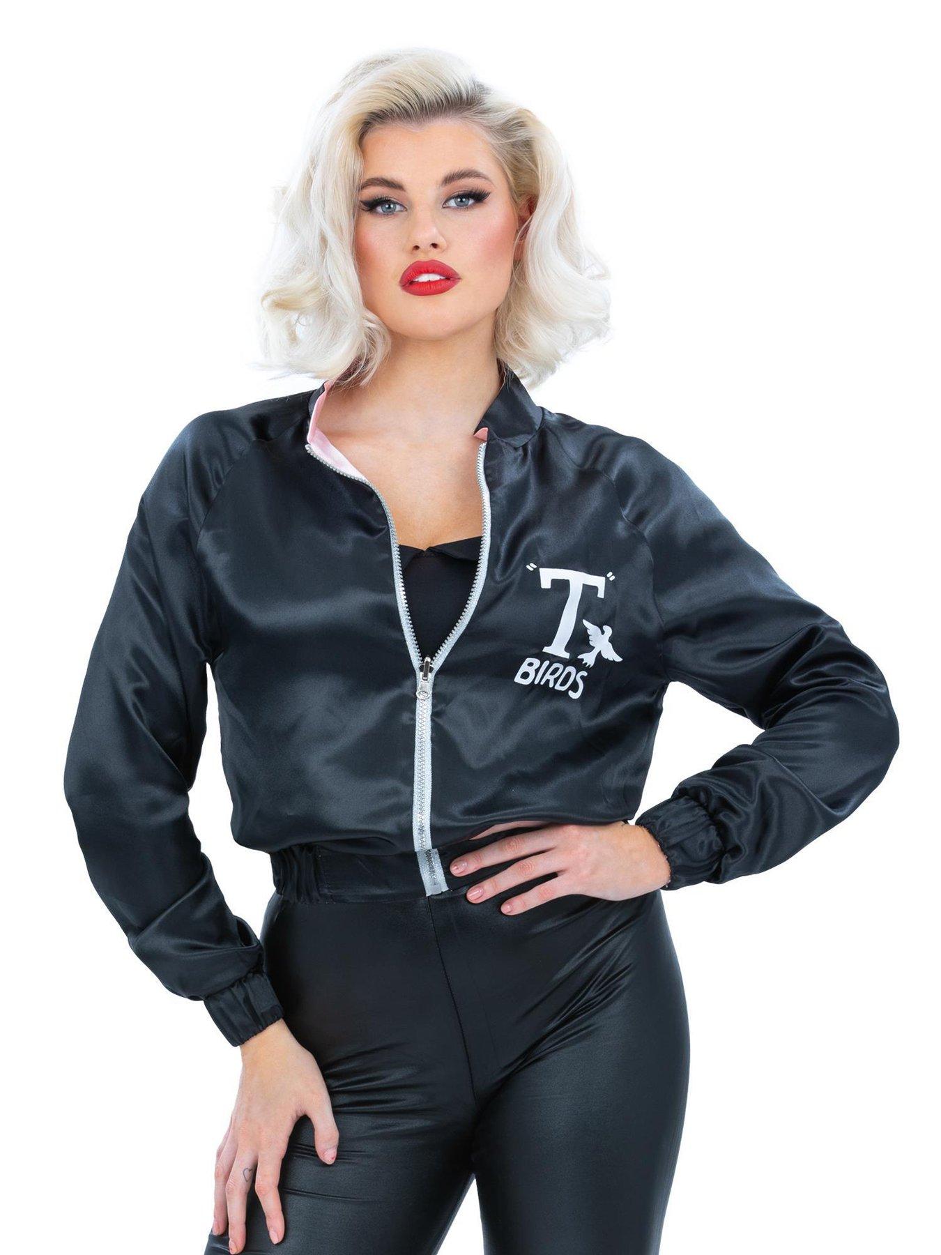  image of grease-pink-ladies-reversible-t-birds-jacket