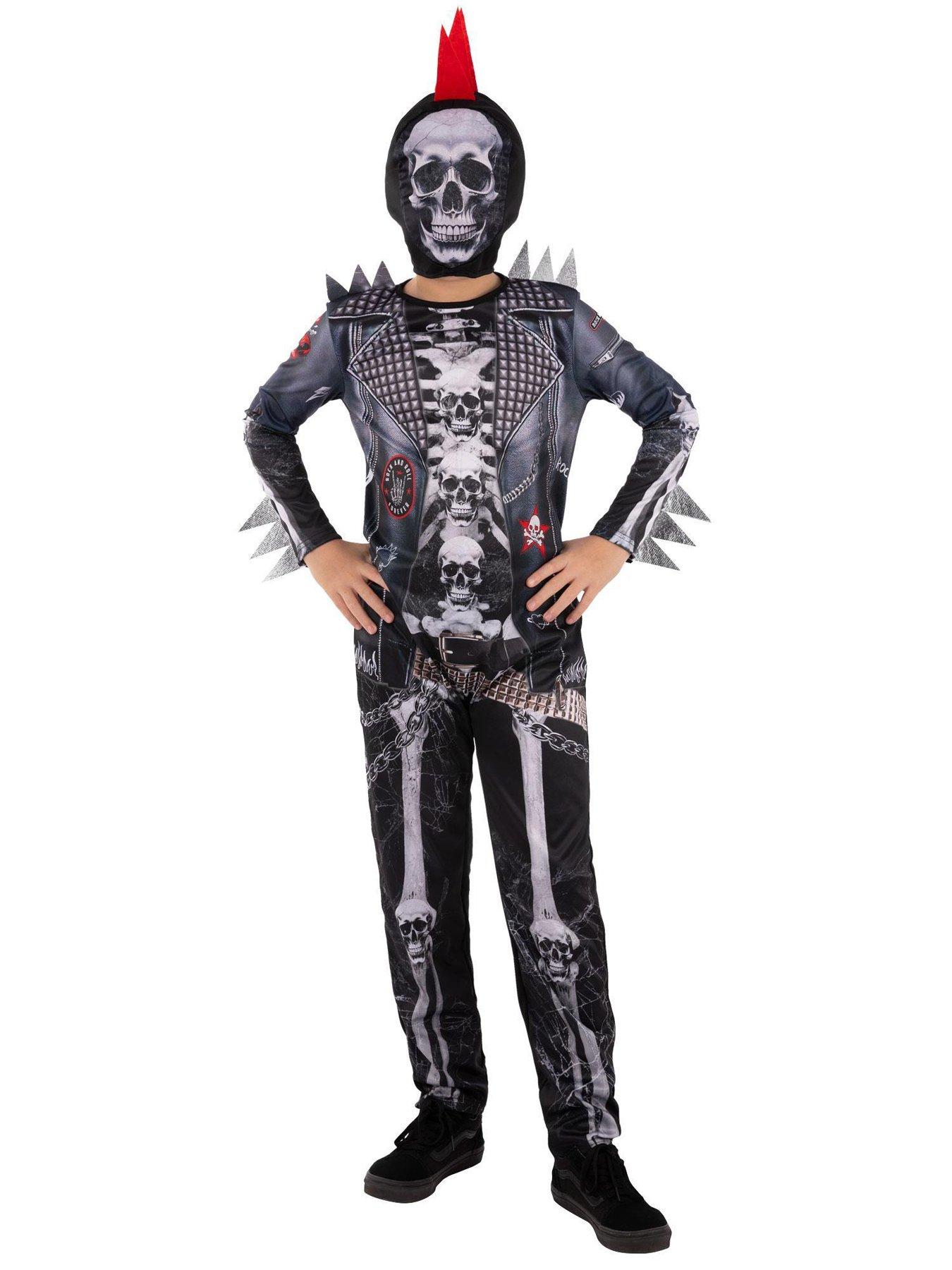 Boys Punk Skeleton Costume