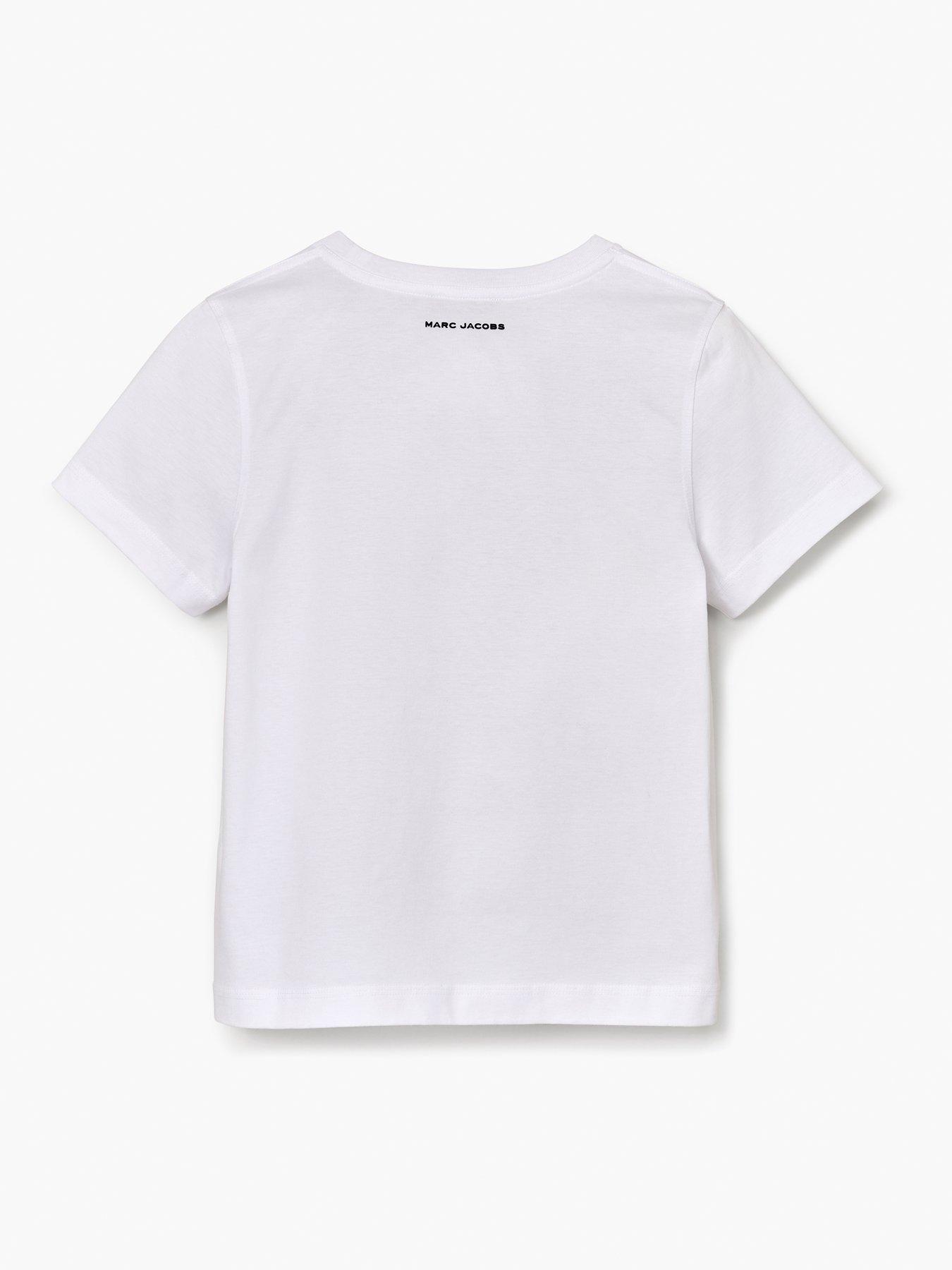  image of marc-jacobs-daisy-logo-slim-t-shirt-white