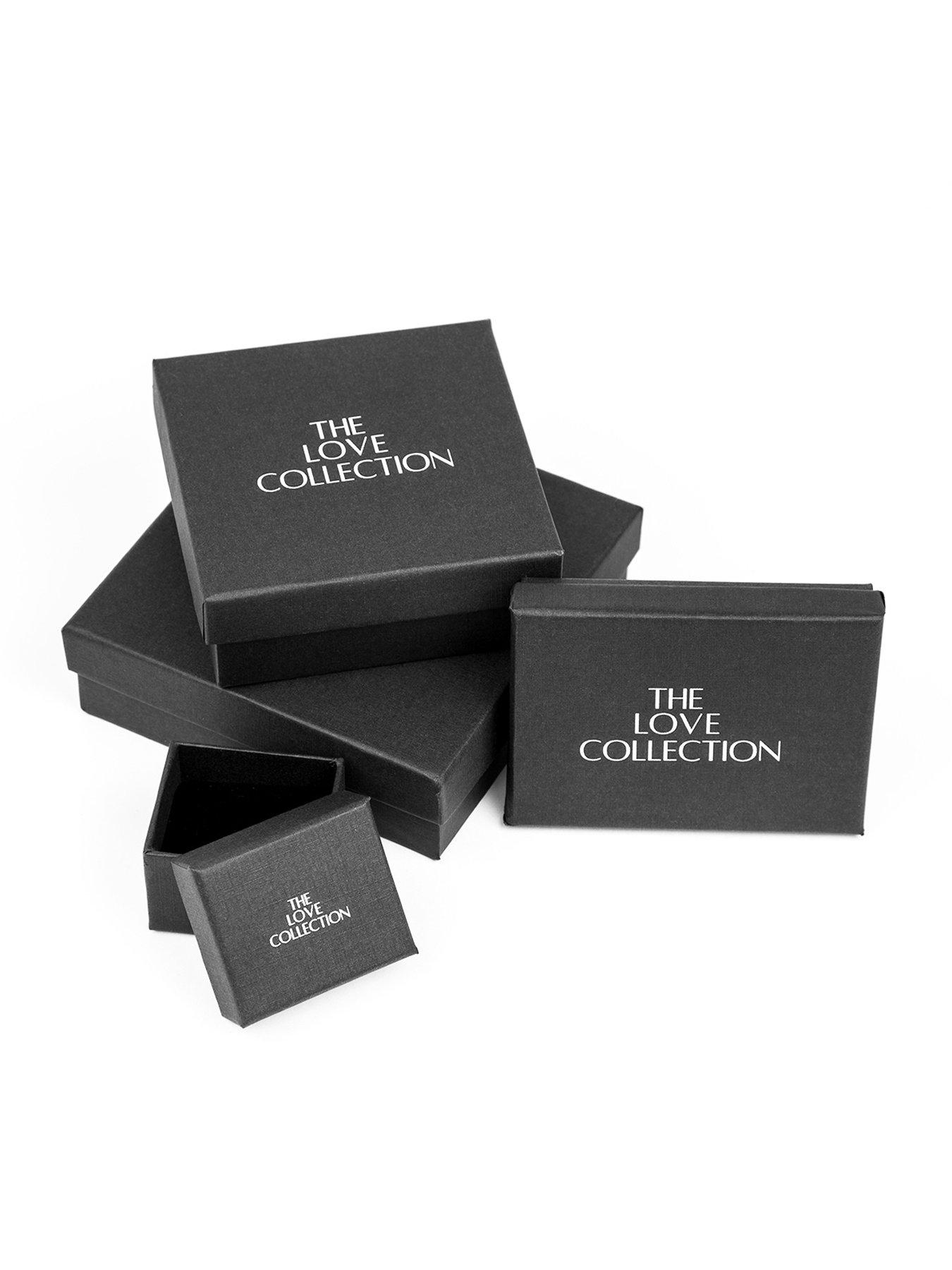 Image 4 of 4 of The Love Collection Gold Plated Stainless Steel Bow Saturno Necklace