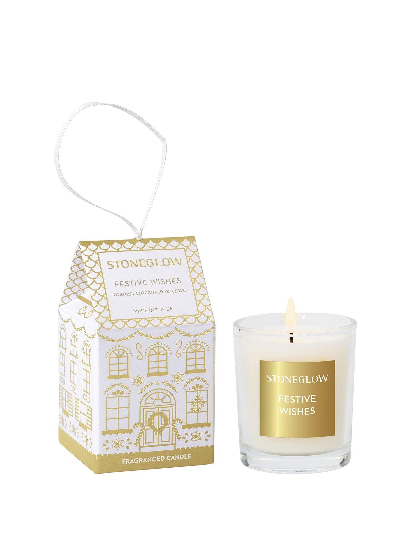Image 2 of 2 of Stoneglow Festive Wishes - Votive Candle House
