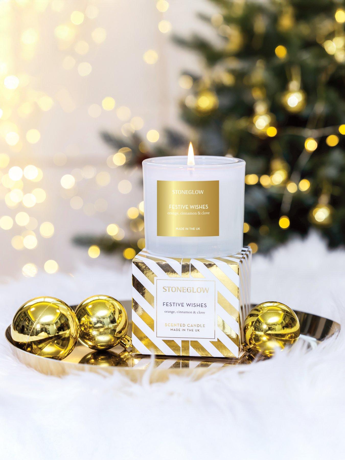Image 1 of 3 of Stoneglow Festive Wishes - Candle 210g
