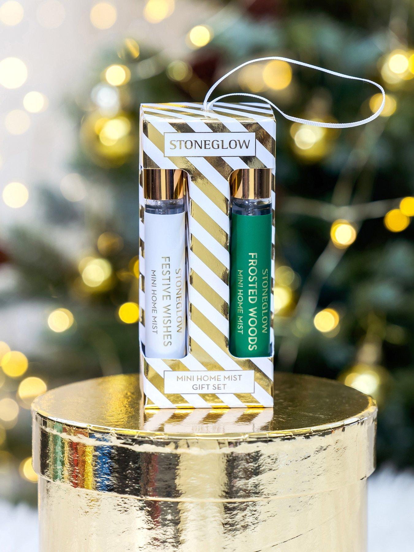 undefined Mini Home Mist Gift Set - 1x15ml Festive Wishes, 1x15ml Frosted Woods