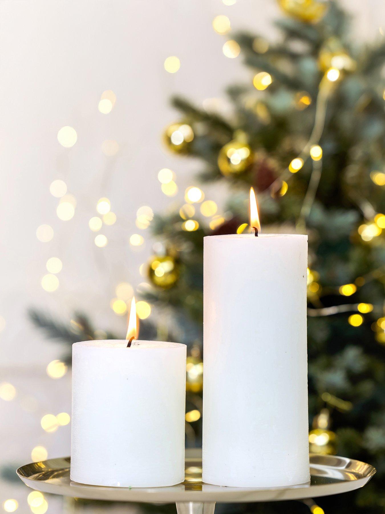 undefined Festive Wishes - Short Pillar Candle