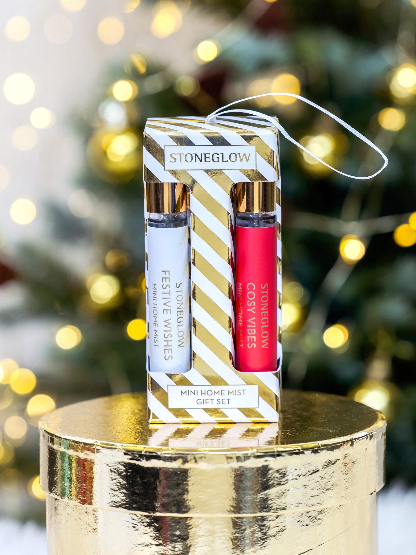 Stoneglow Mini Home Mist Gift Set - 1x15ml Cosy Vibes + 1x15ml Festive Wishes