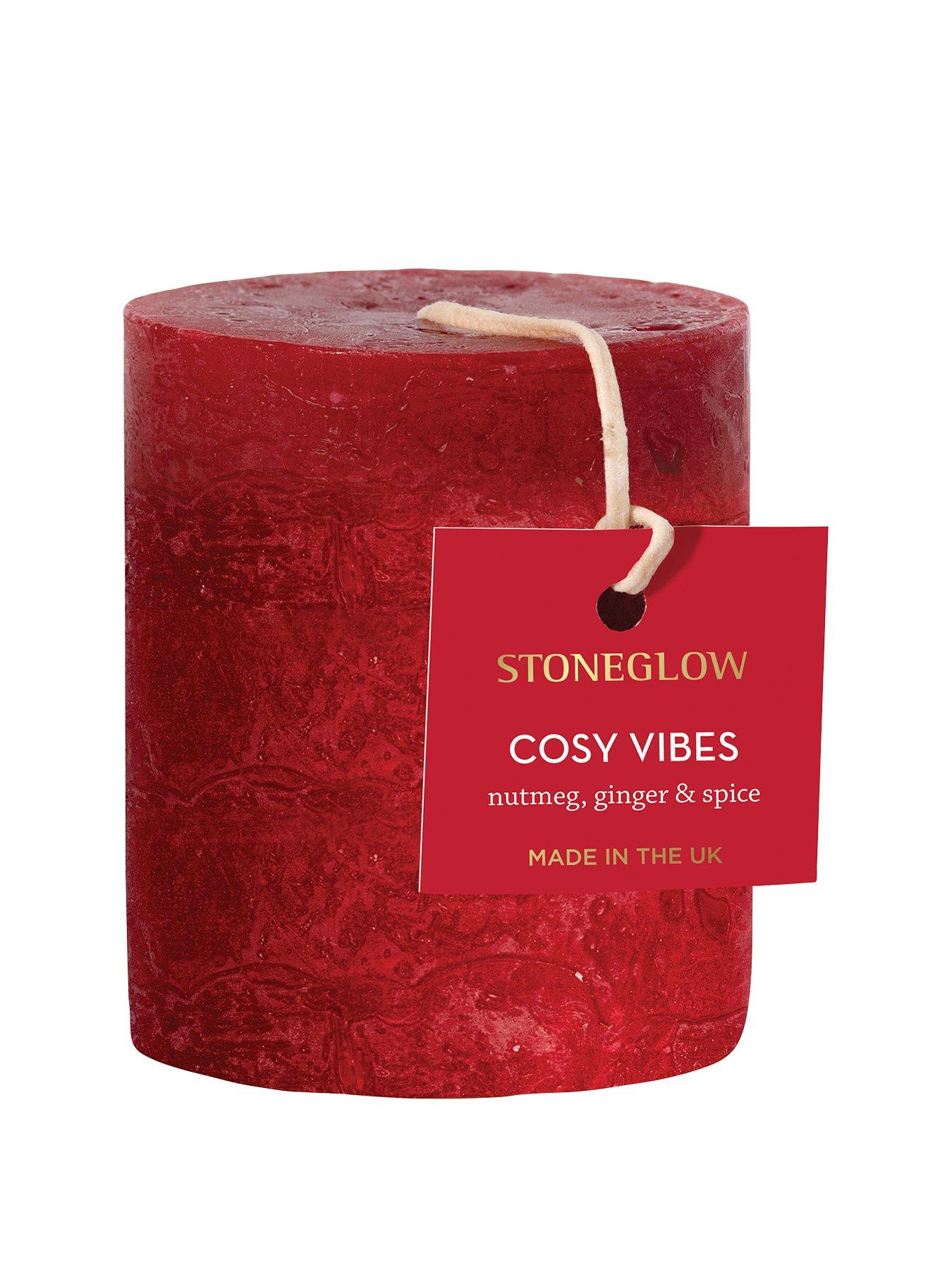 Image 2 of 3 of Stoneglow Cosy Vibes - Short Pillar Candle