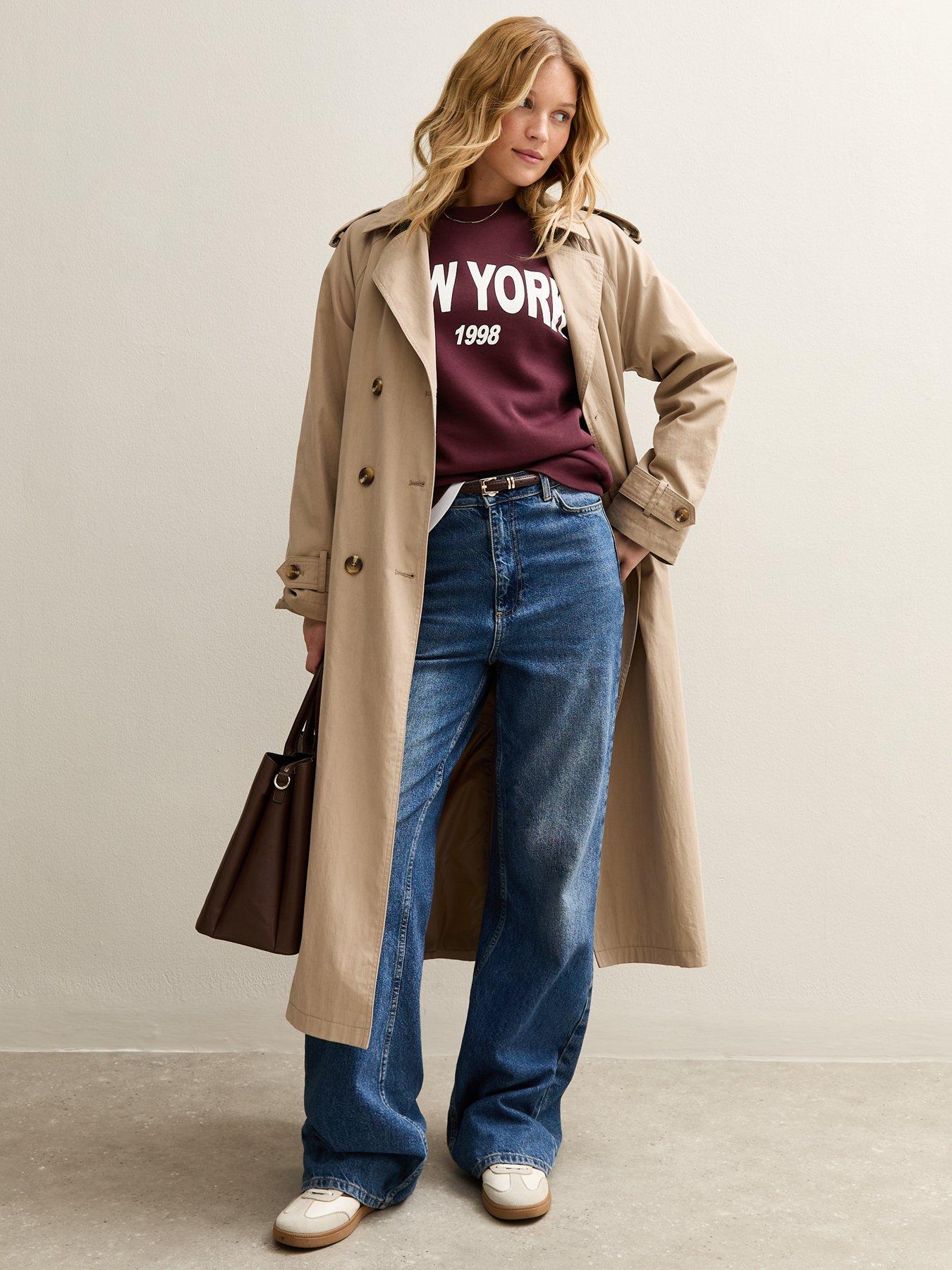 Image 3 of 4 of New Look New York 1998 Crew Neck Sweatshirt - Burgundy
