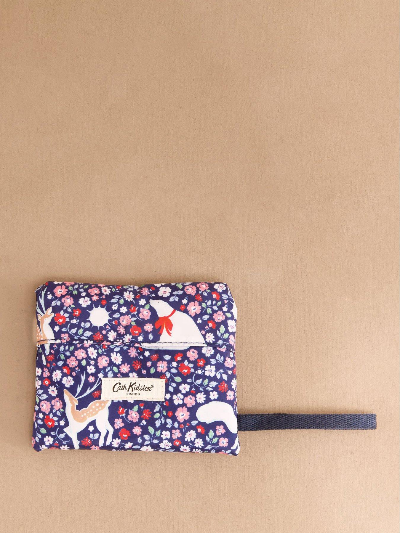 Image 6 of 7 of Cath Kidston Polar Ditsy Medium Foldaway Tote - Navy